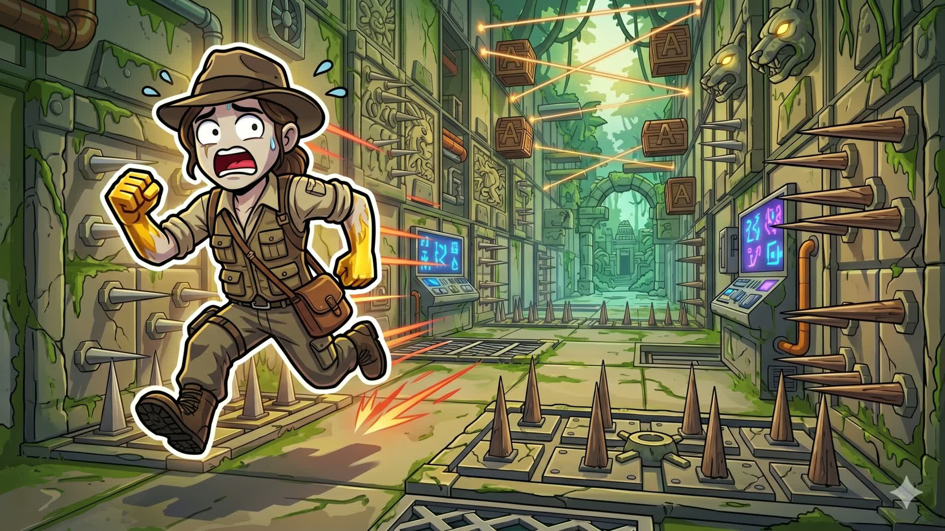 ANCIENT AI: TEMPLE RUN! 🧭