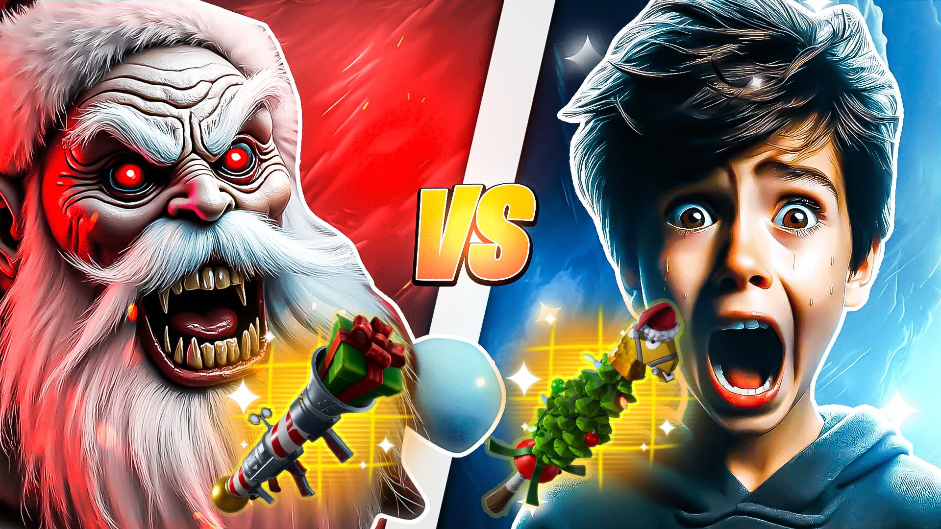 SANTA VS KIDS 🎅 WINTERFEST RVB FFA