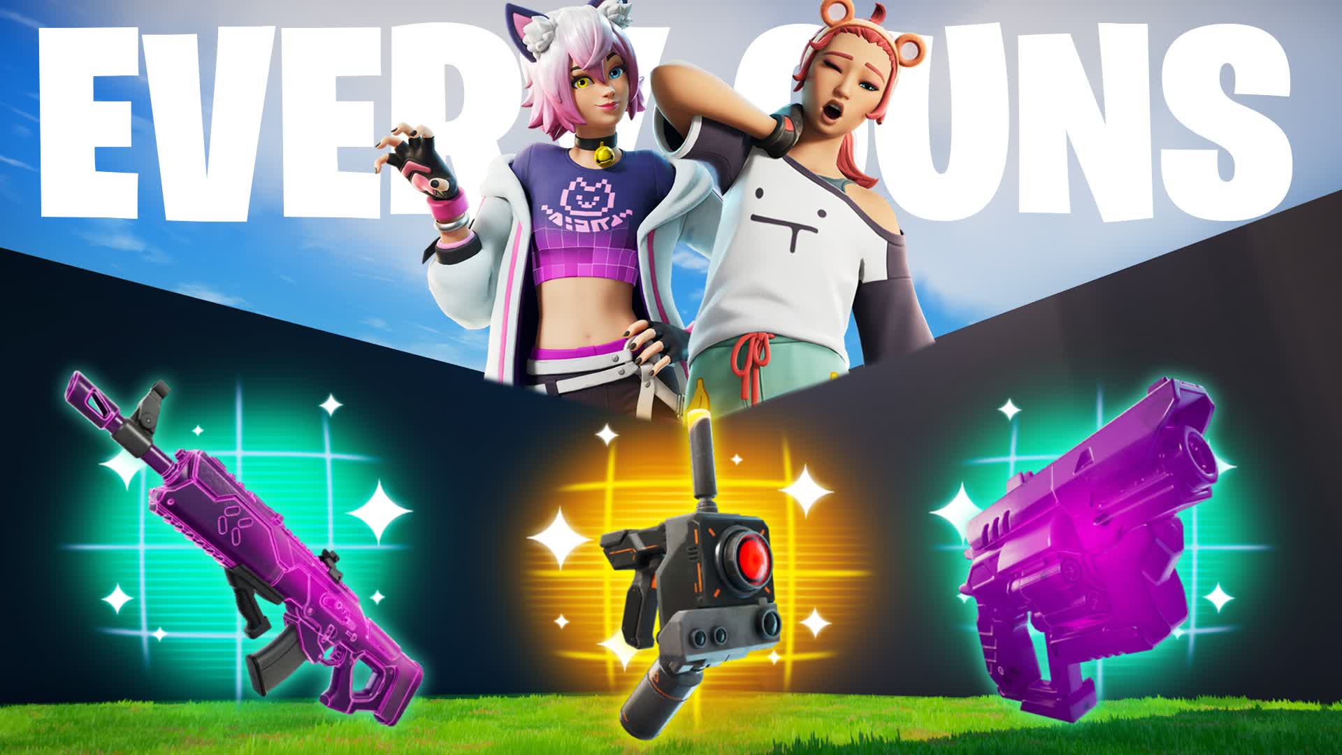 1V1 WITH EVERY GUNS🎯 FREE FOR ALL 🎯