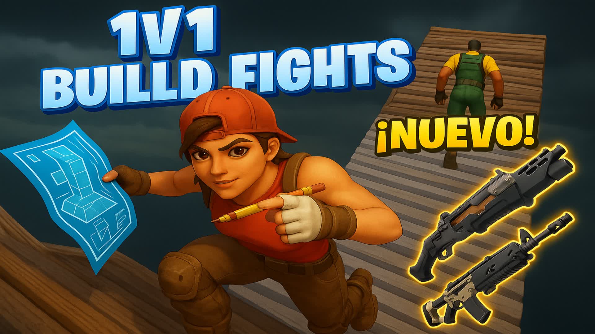 THE BUILD FIGHTS 1V1