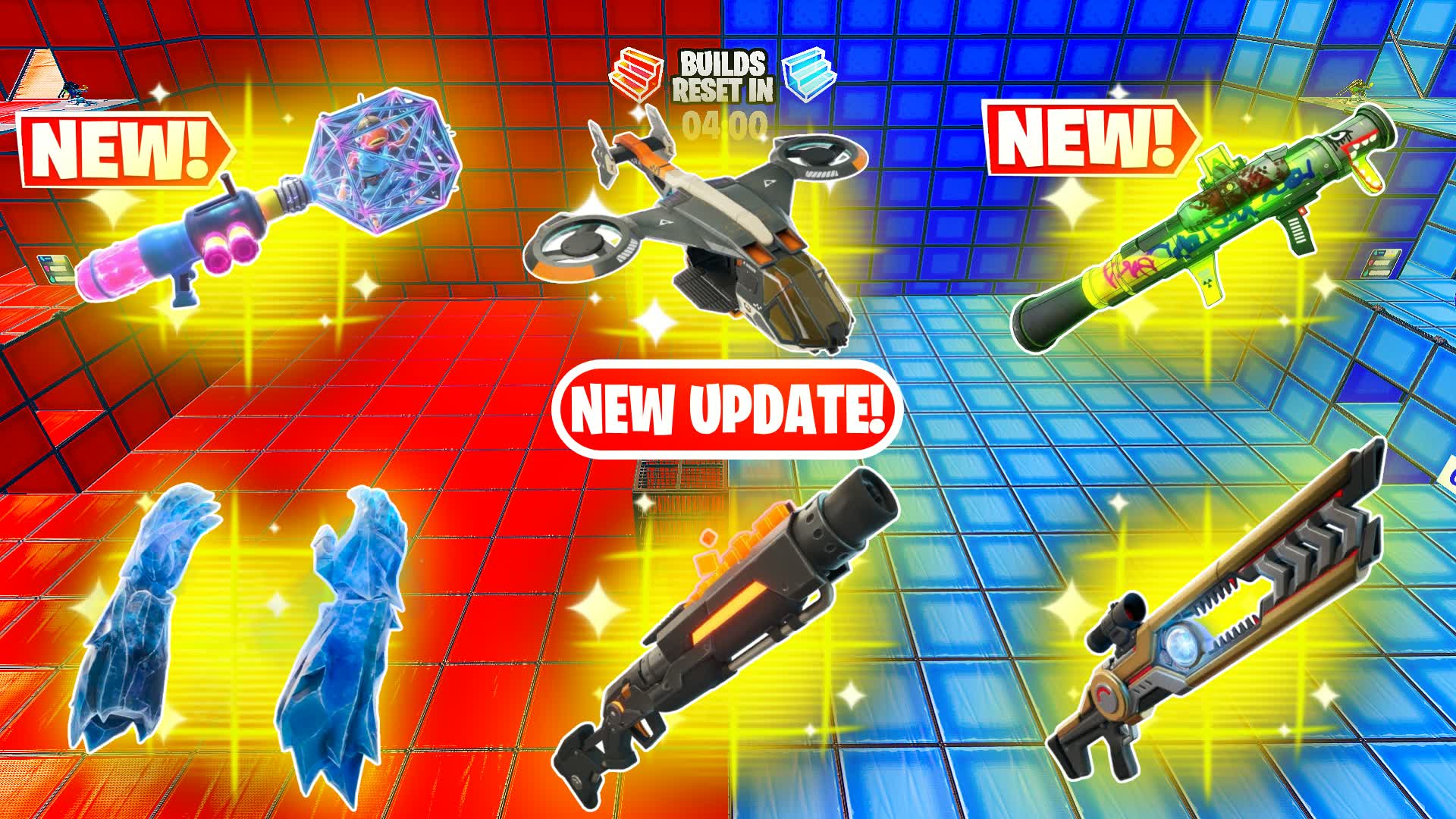 NEW ULTIMATE GUNS RED VS BLUE🔴🔵