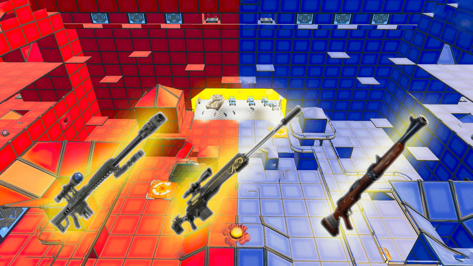 Red vs Blue🔴🔵 Snipers Only🎯