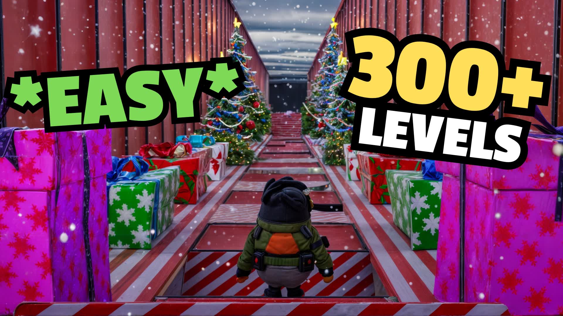 🎄Fall Guys Christmas Parkour 300+🎄