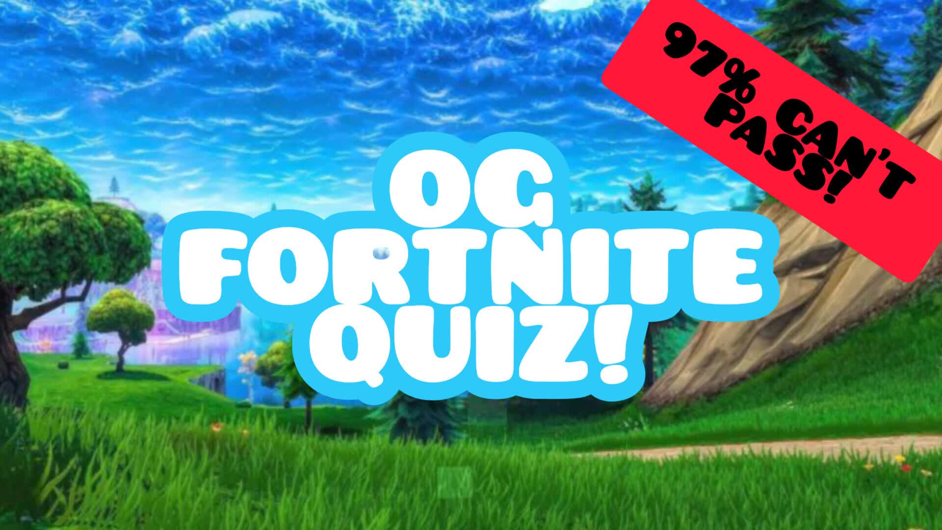 97% FAIL THIS OG FORTNITE QUIZ!