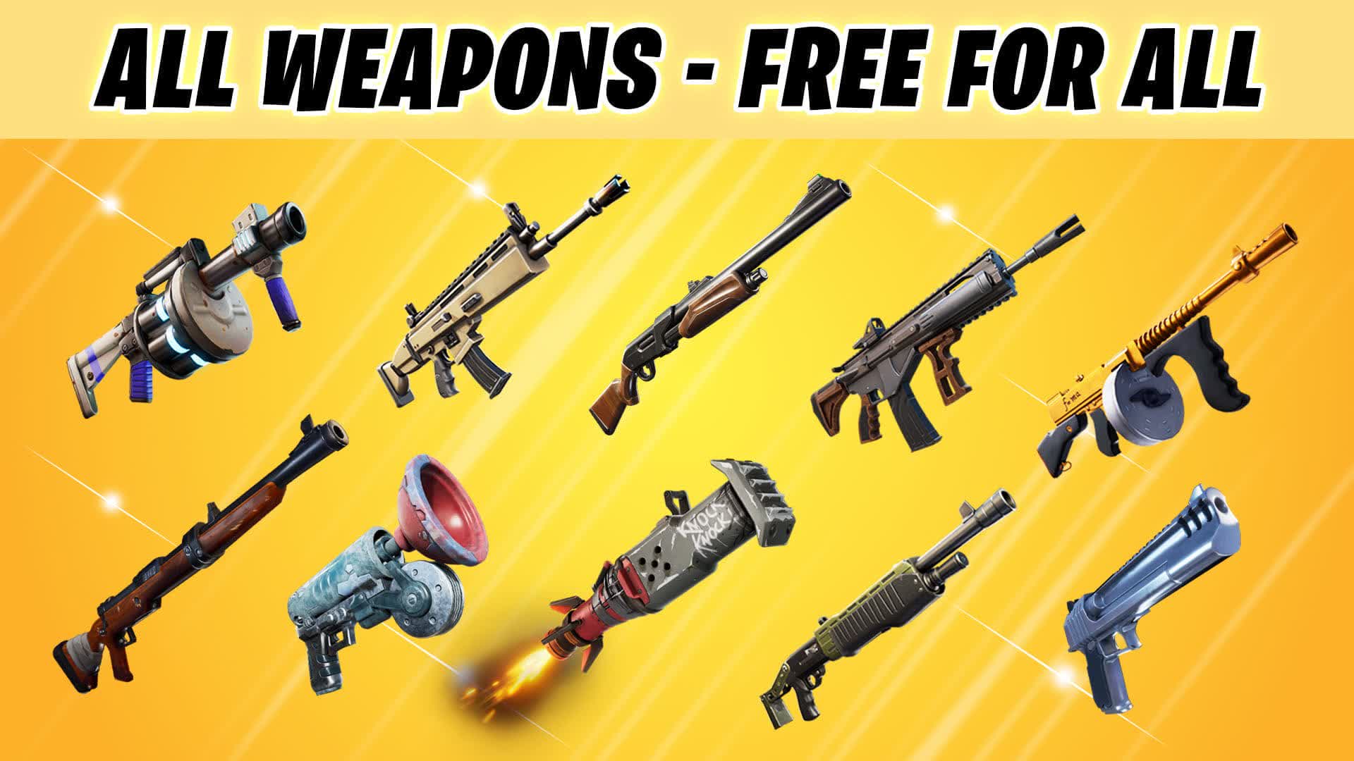 ALL WEAPONS * FREE FOR ALL (ALL CARS)