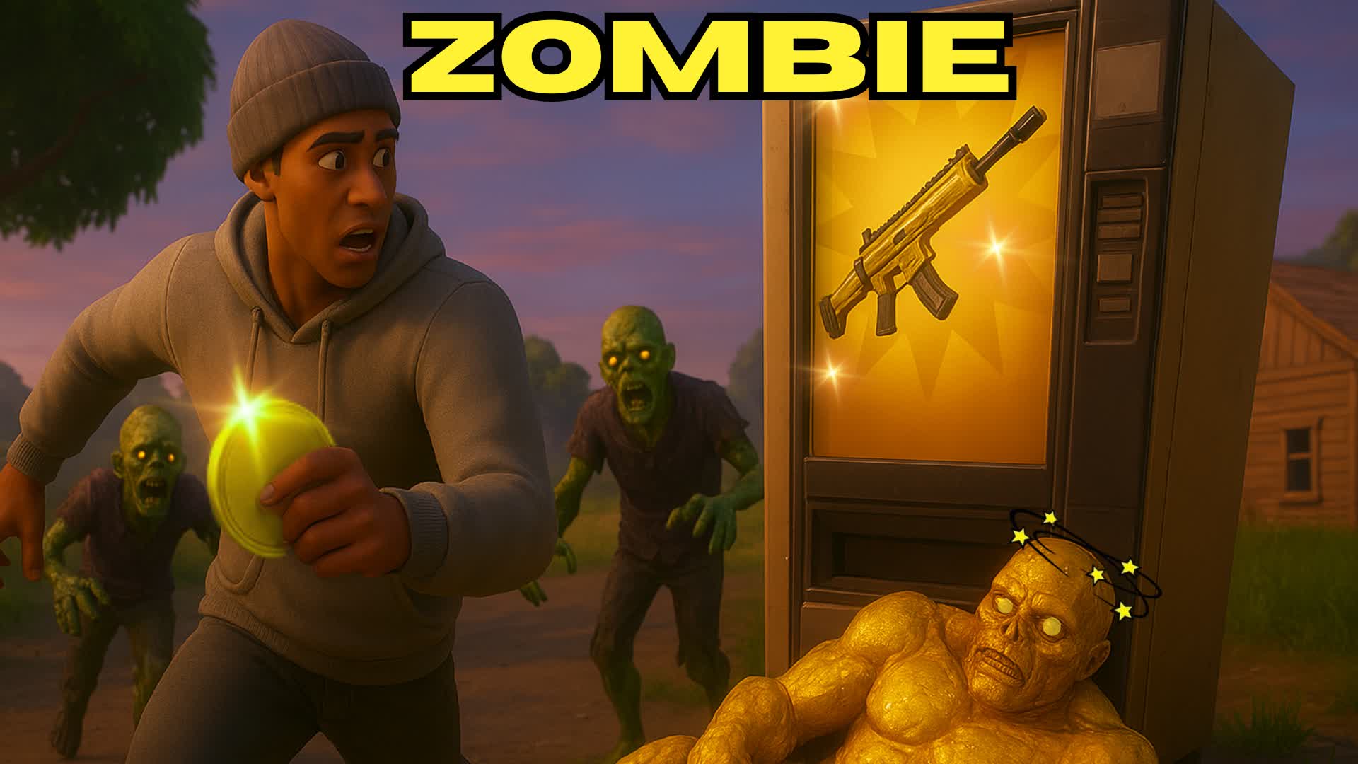Zombie Gold Survival 😲👽🎁🚗⭐💰