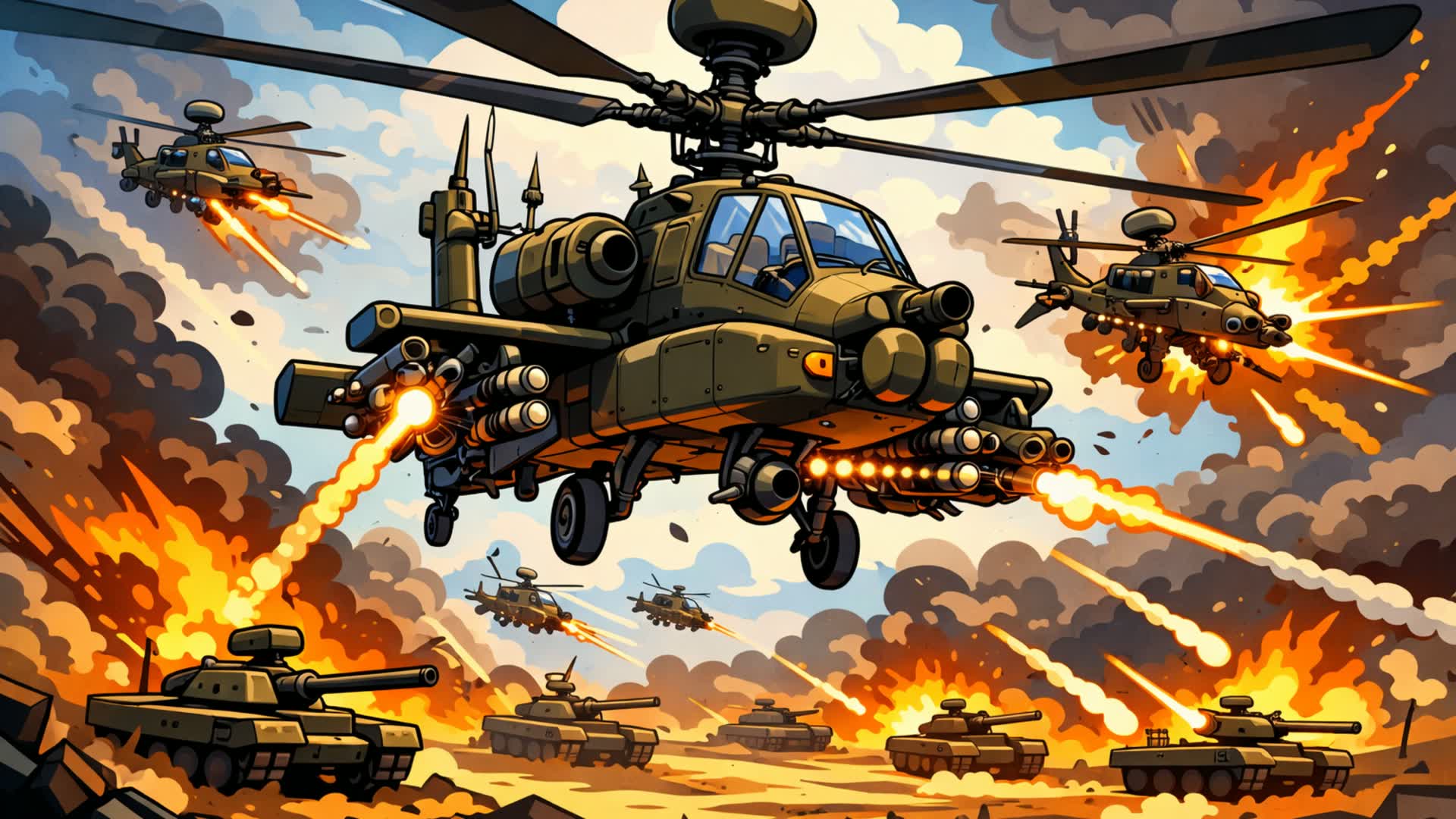 Helicopter wars