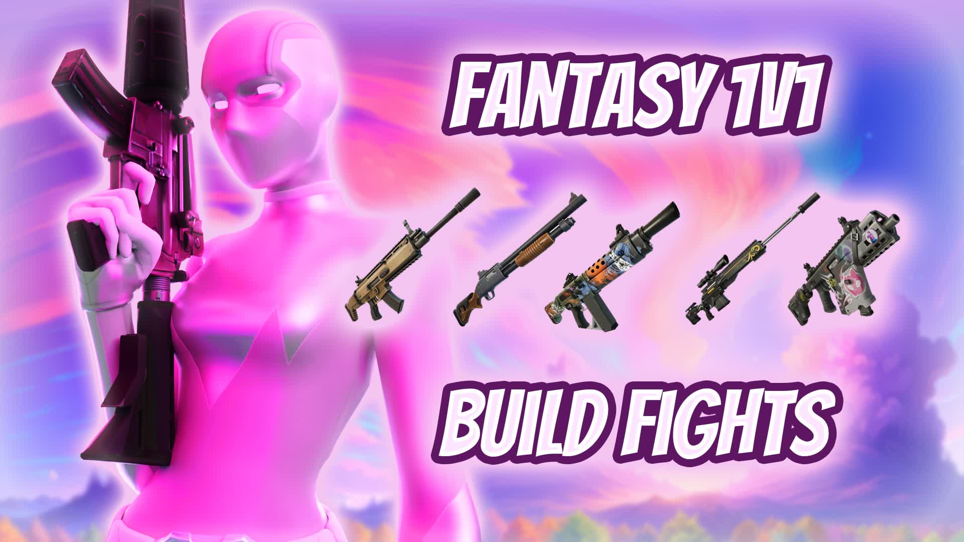 FANTASY 1v1 BUILD FIGHT (NO DELAY)