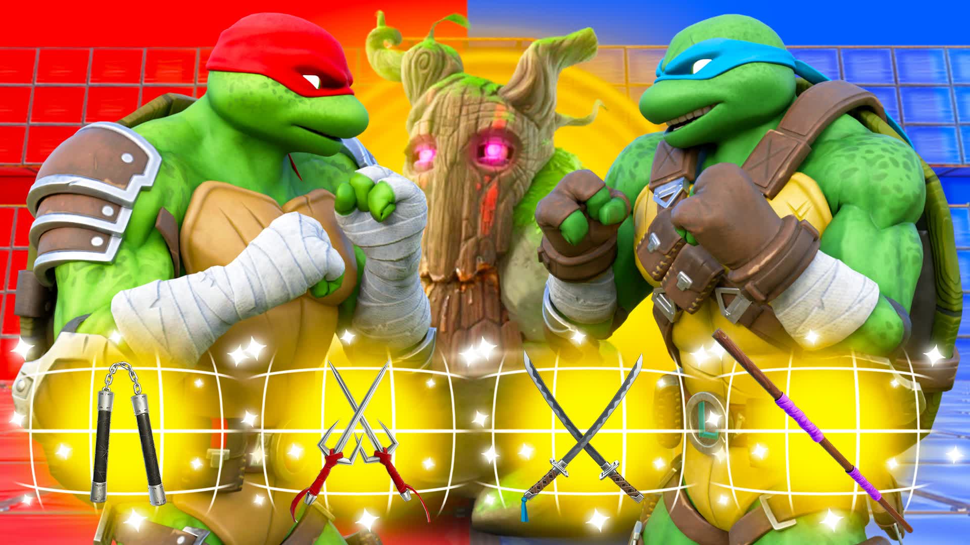 TMNT RED VS BLUE 🔵🔴
