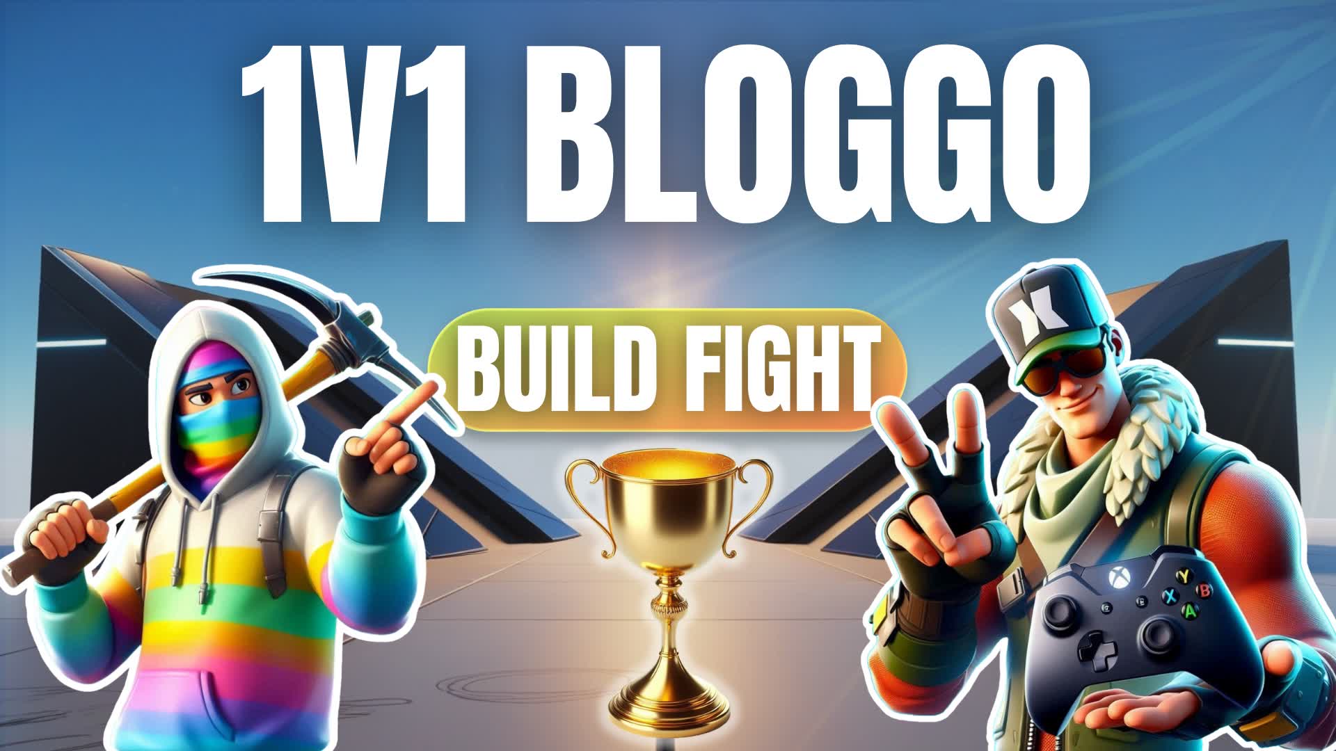 🔥 BLOGGO 1V1 BUILD FIGHT 🛠️💥