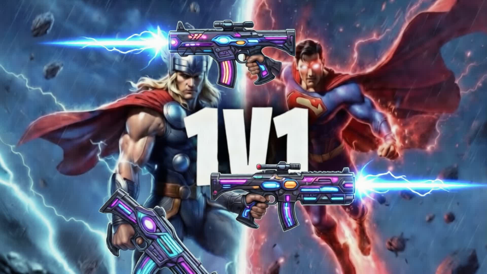 1v1 battle K.O