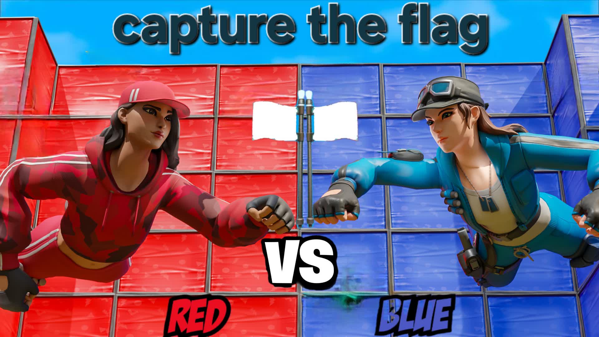 Red vs blue capture the flag