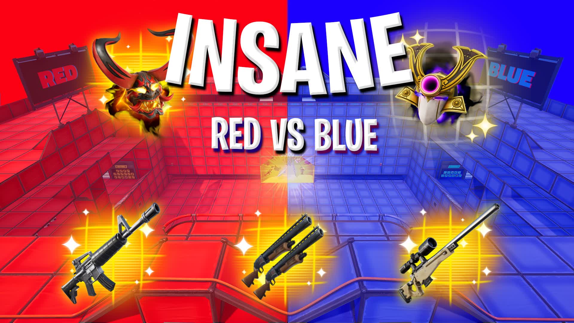 INSANE RED VS BLUE🔴🔵