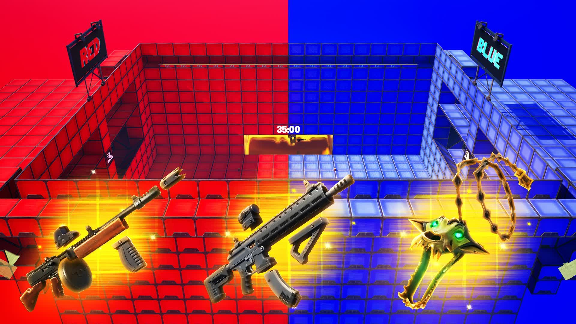 SUPER RED VS BLUE 🔴🔵