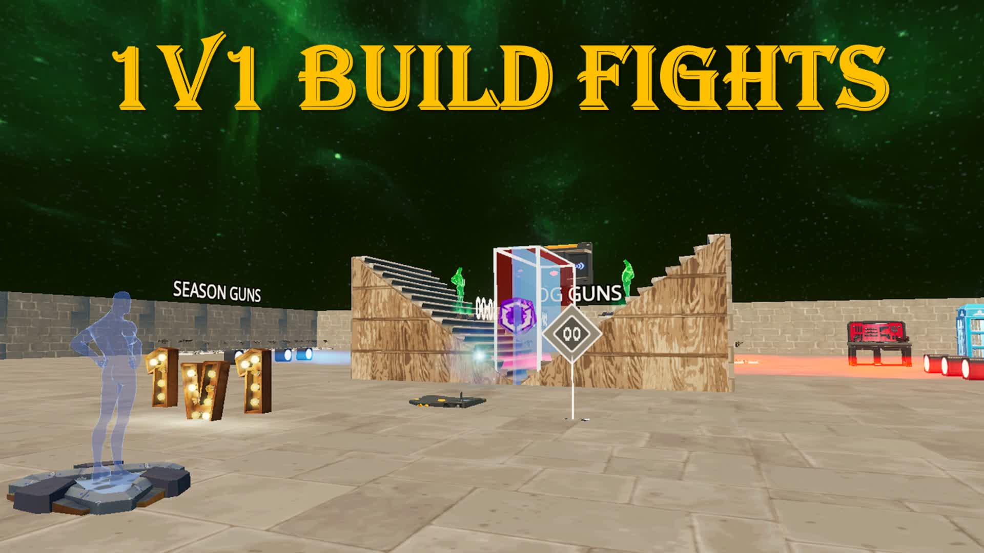 1V1 BUILD FIGHTS & SEASON GUNS