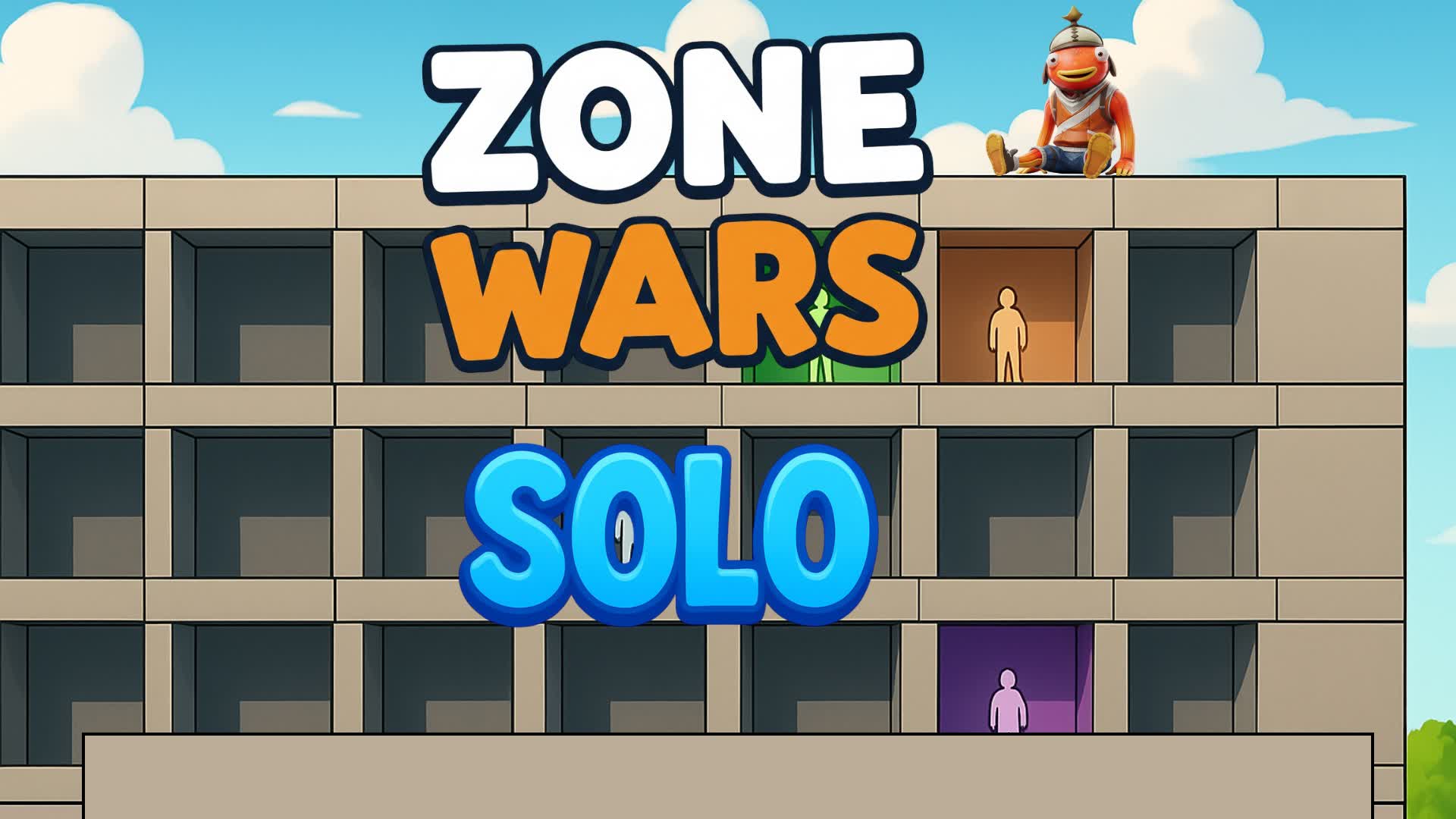 SOLO ZONE WARS 32 PLAYER