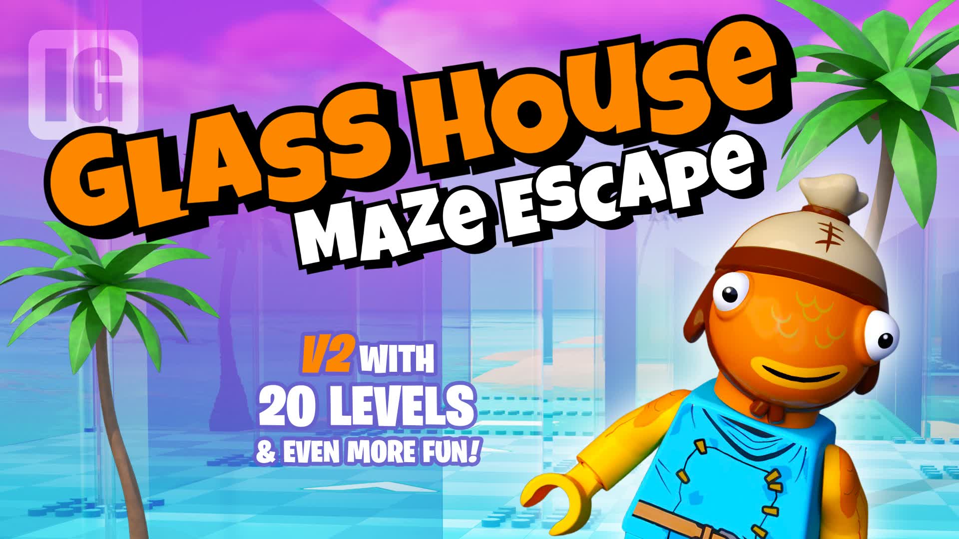 Brick Glass House Maze Escape