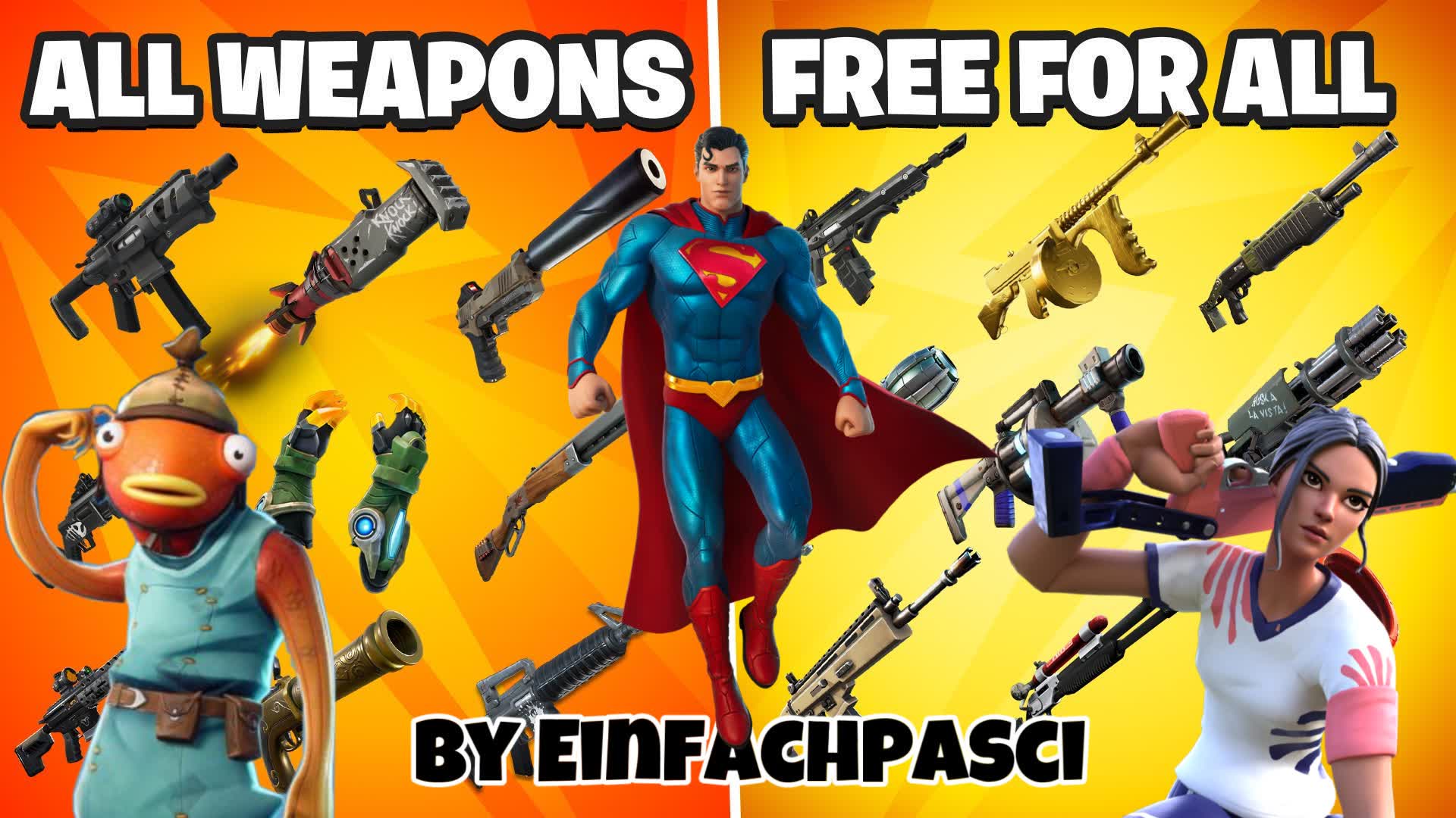 Superman FFA All Weapons | 32 Player