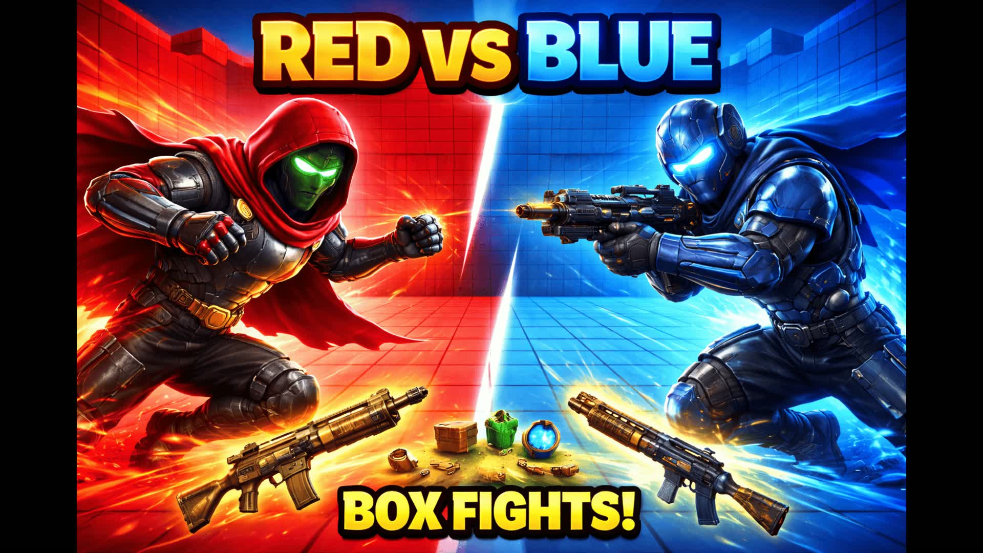 RED VS BLUE MALVER HALLOWEEN