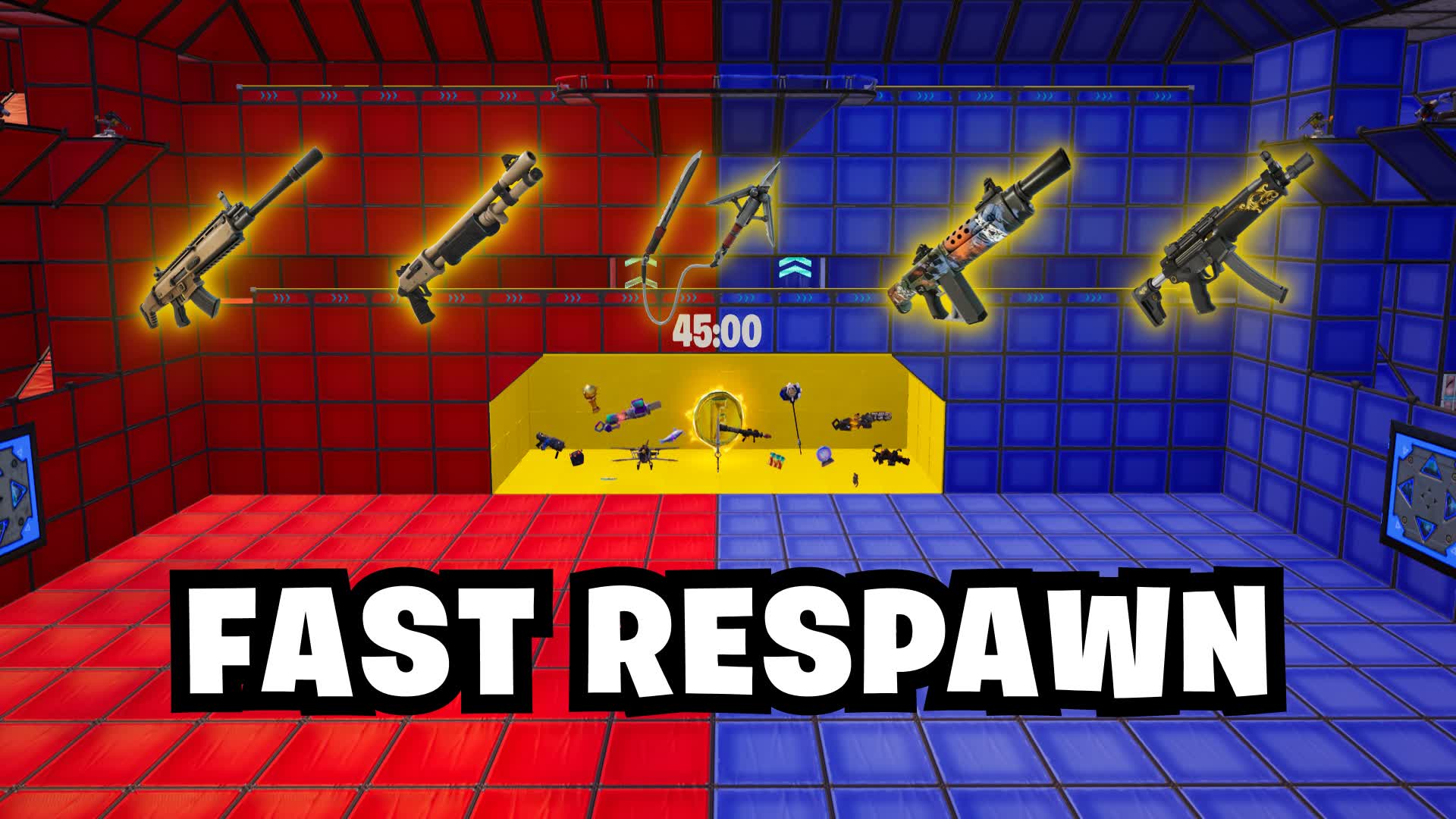 FAST RESPAWN RED VS BLUE 🔴🔵