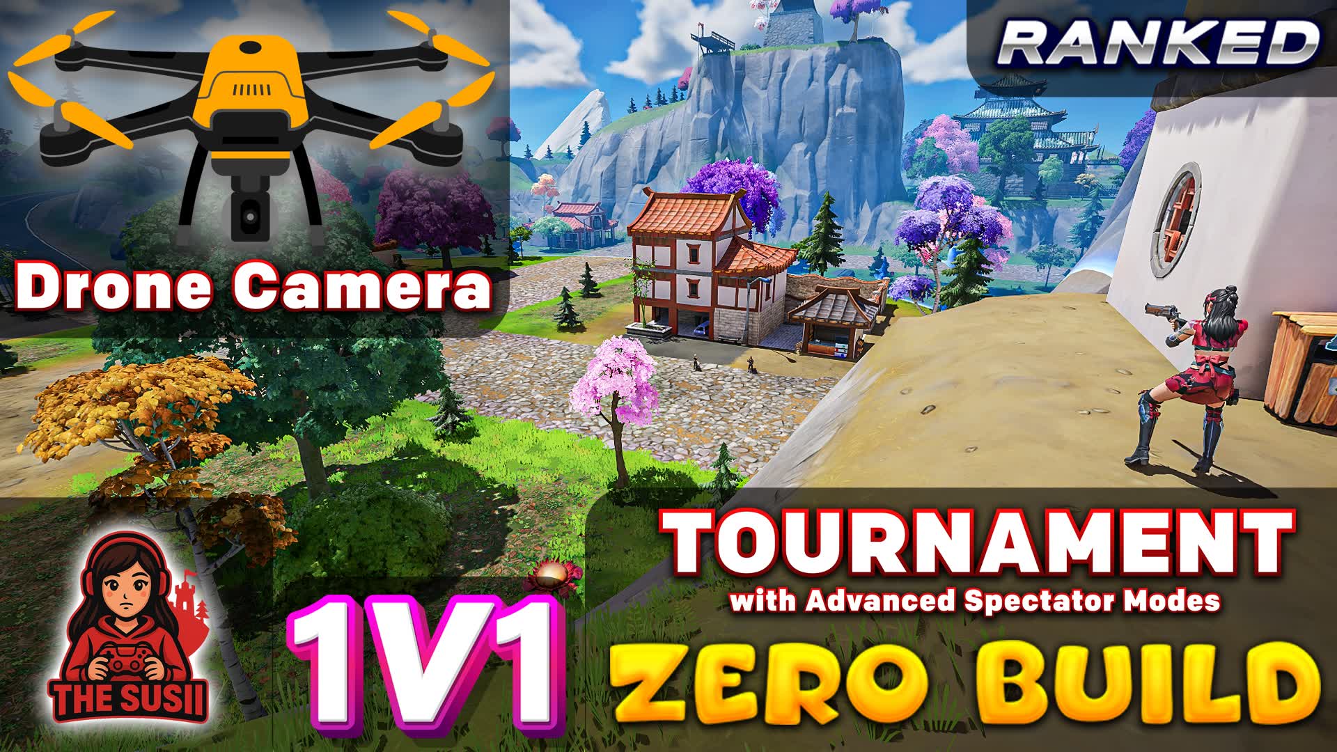 ⭐1V1 - TOURNAMENT - RANDOM ZONES⭐DRONE