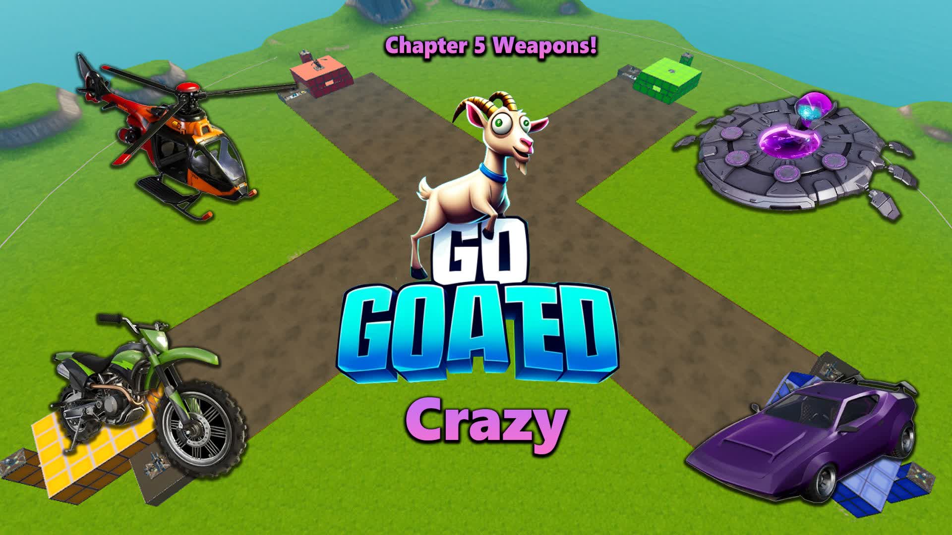 🐐 CRAZY GO GOATED! ZONE WARS 🌀