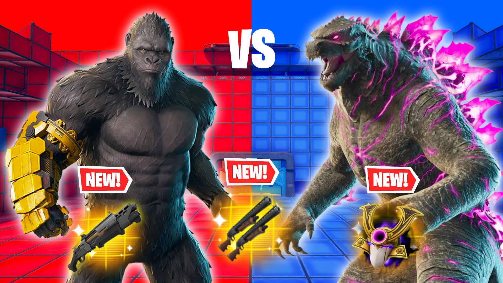 GODZILLA VS KING KONG RVB 🔴🔵