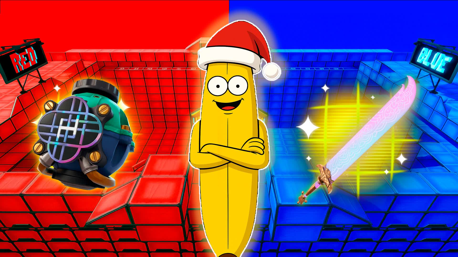 INSANE BANANA 🍌 RED VS BLUE🔵🔴KPOP!