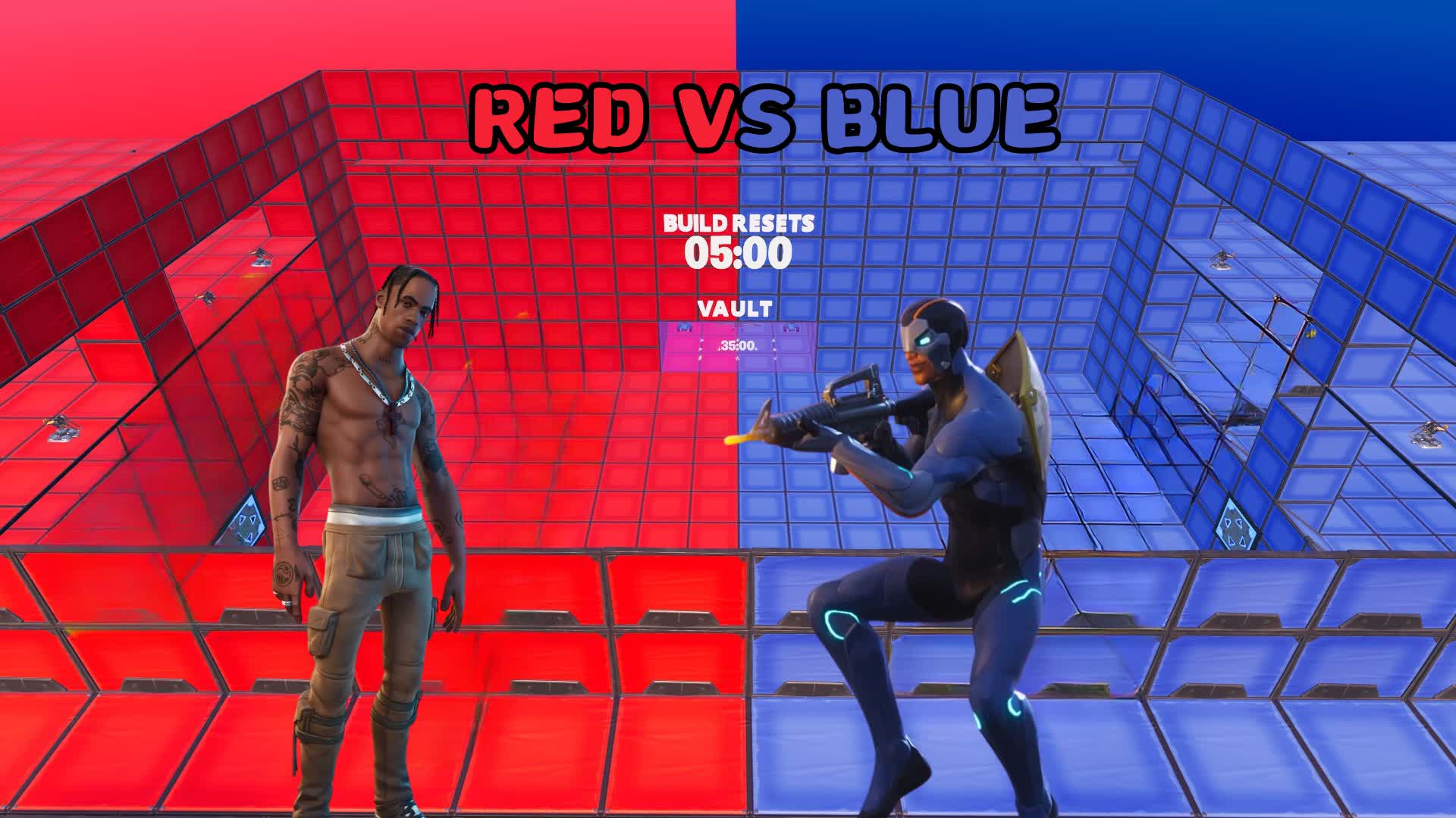 🔴RED VS BLUE 🔵 (fierce war)