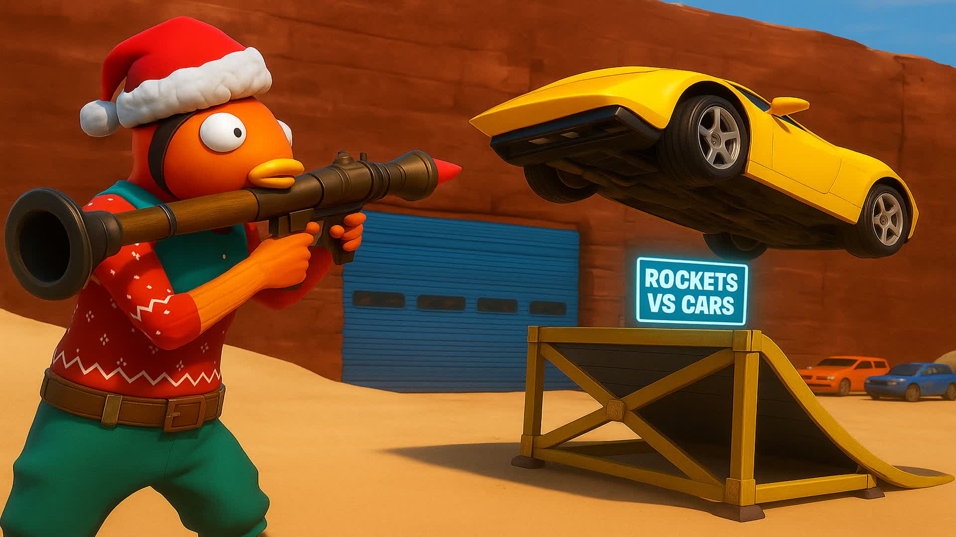 DESERT ROCKETS VS CARS