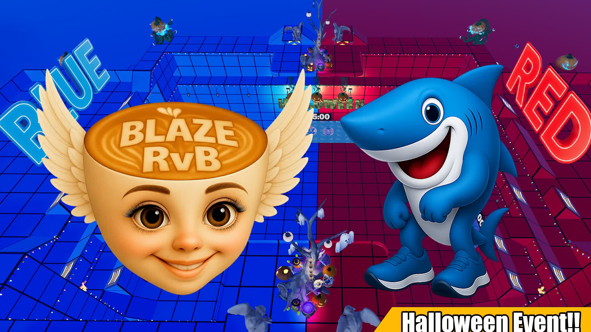 BLAZE RED VS BLUE 🔴🔵