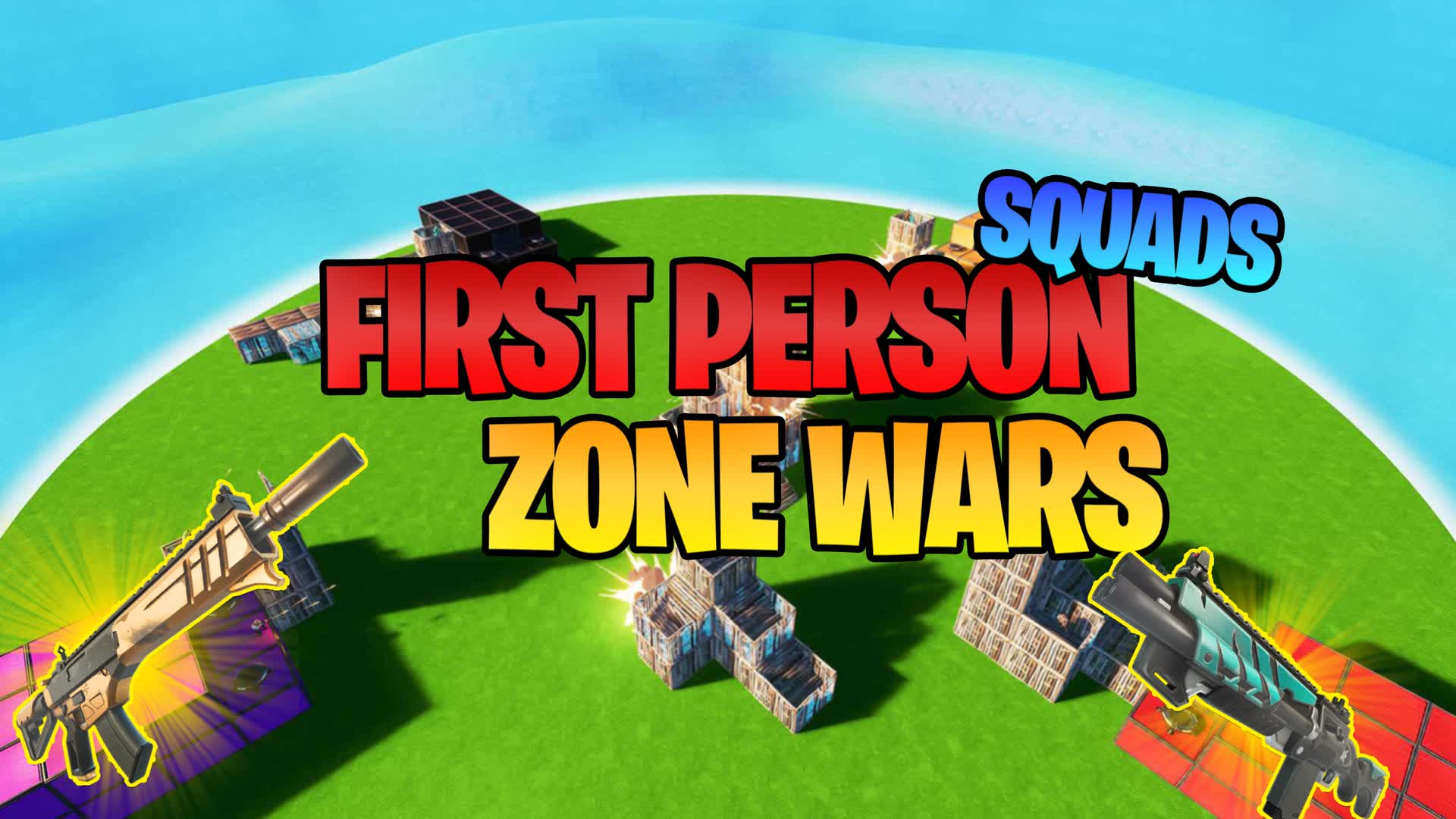 🎥 FIRST PERSON ZONE WARS - SQUADS 👬