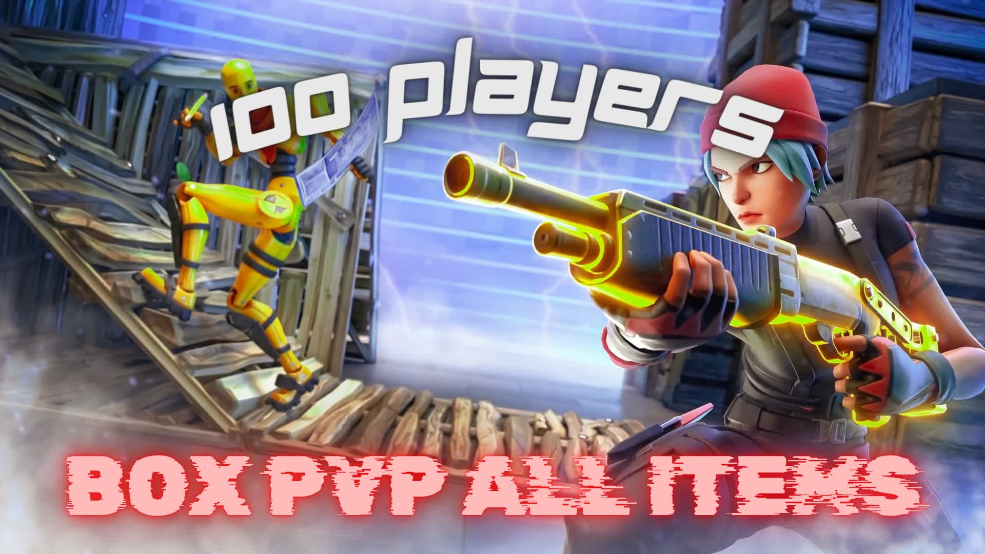 100 PLAYERS BOX PVP ALL ITEMS