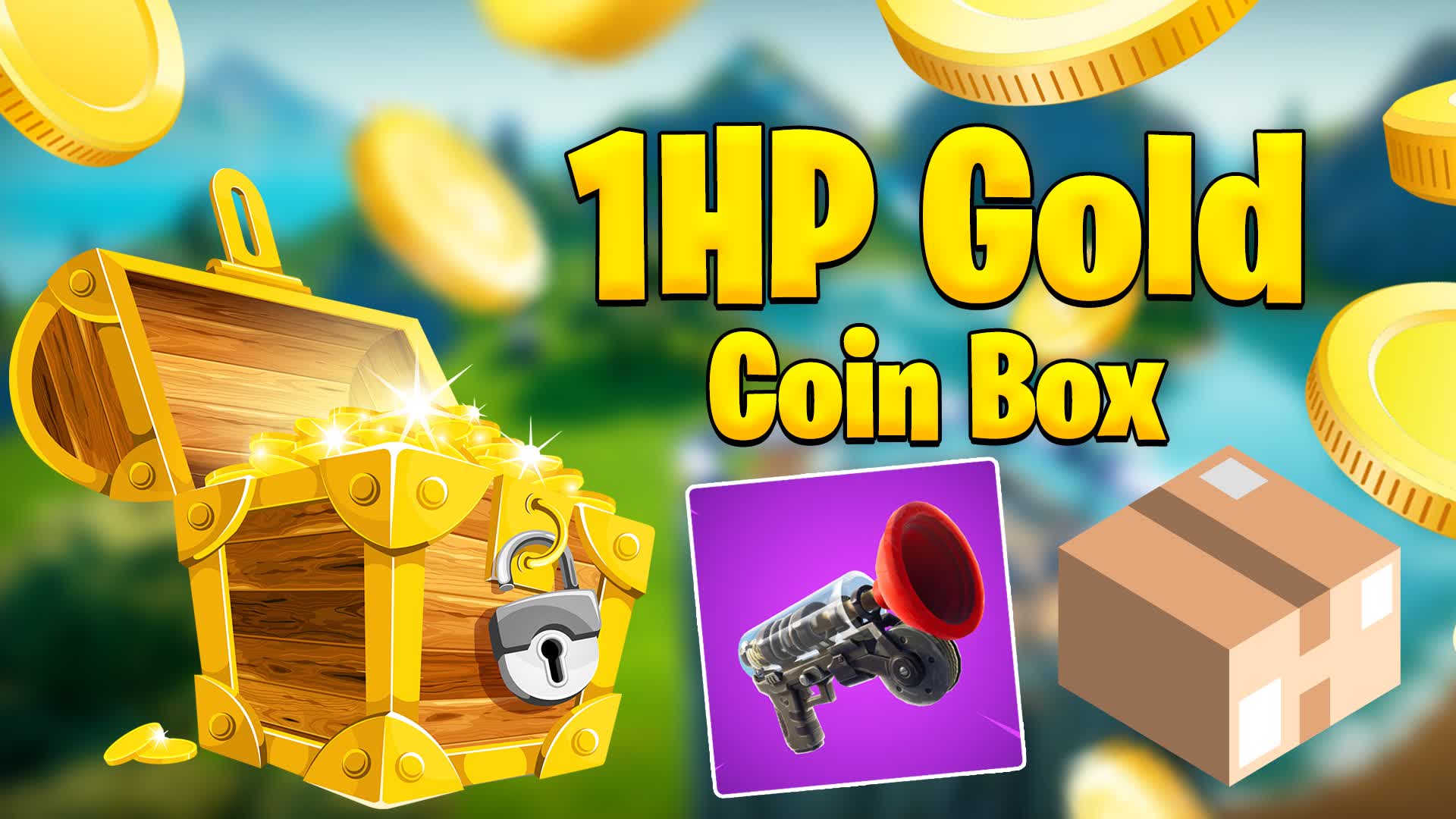1HP Gold Coin Box