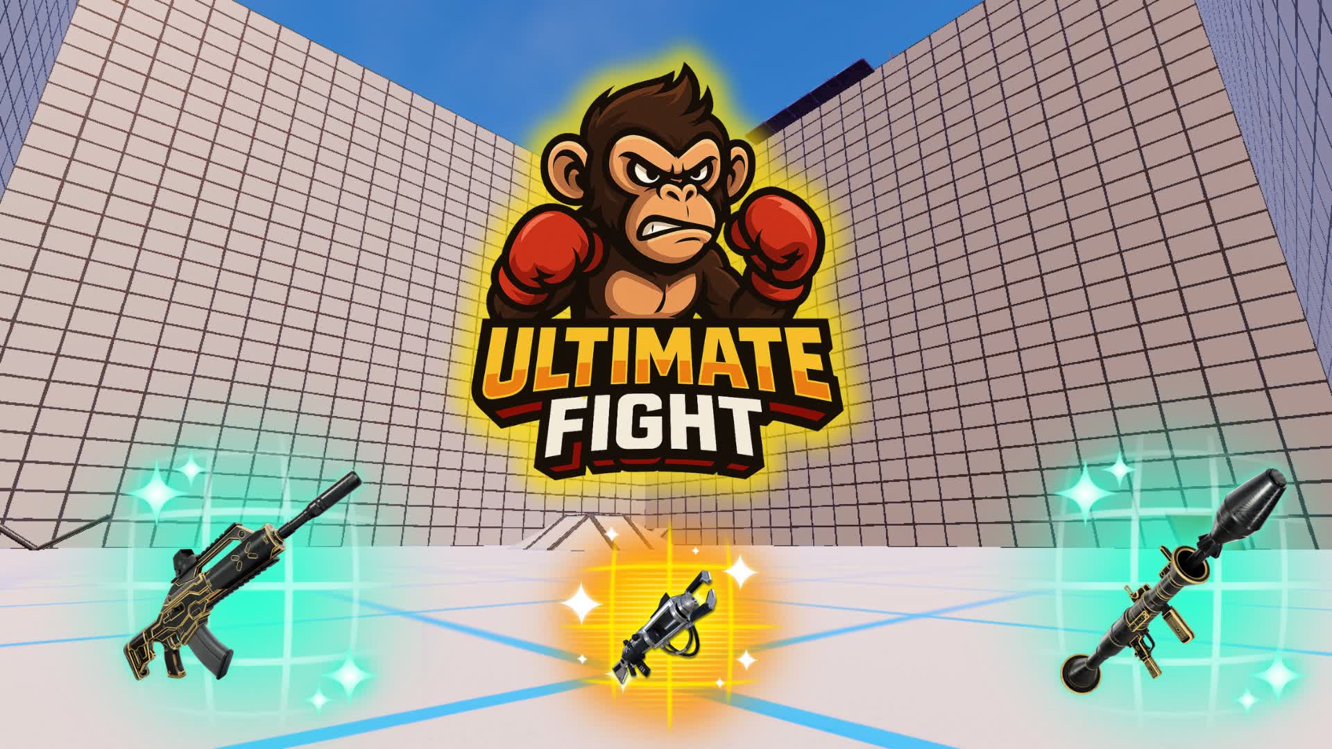 ULTIMATE FIGHT 1V1 MAP | FFA EVERY GUNS