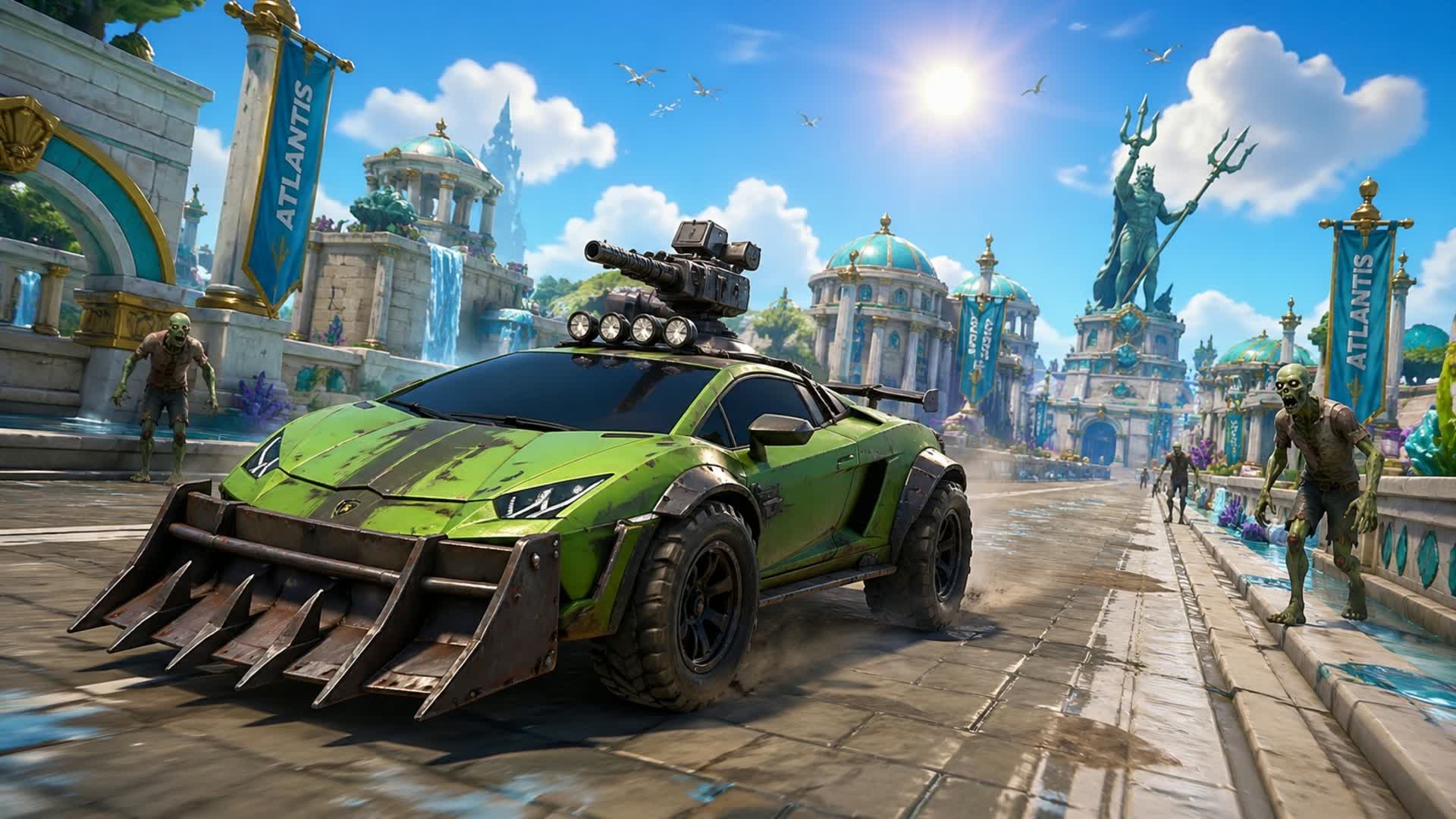 Atlantis Drive🚗FFA⭐️Zombies🧟Squid Game