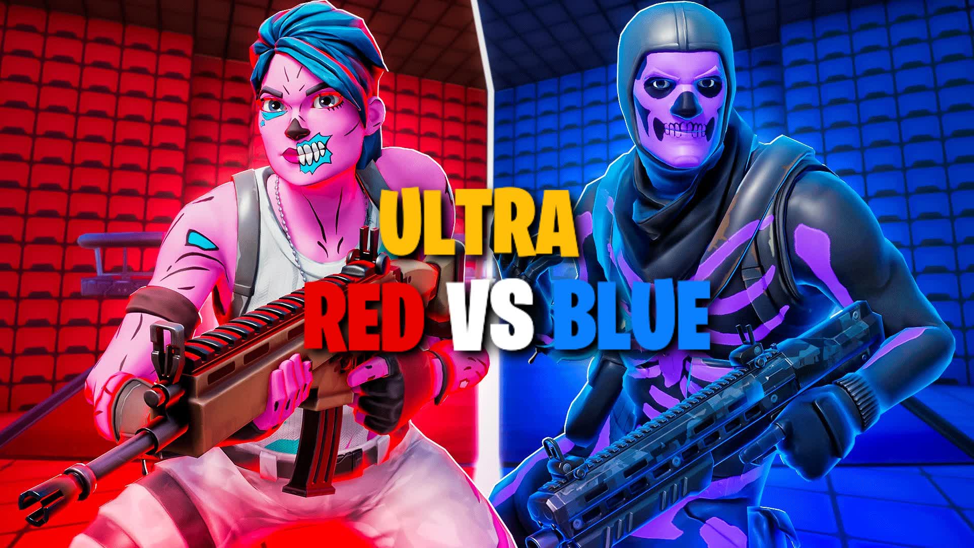 🔥ULTRA RED🔴VS BLUE🔵🔥