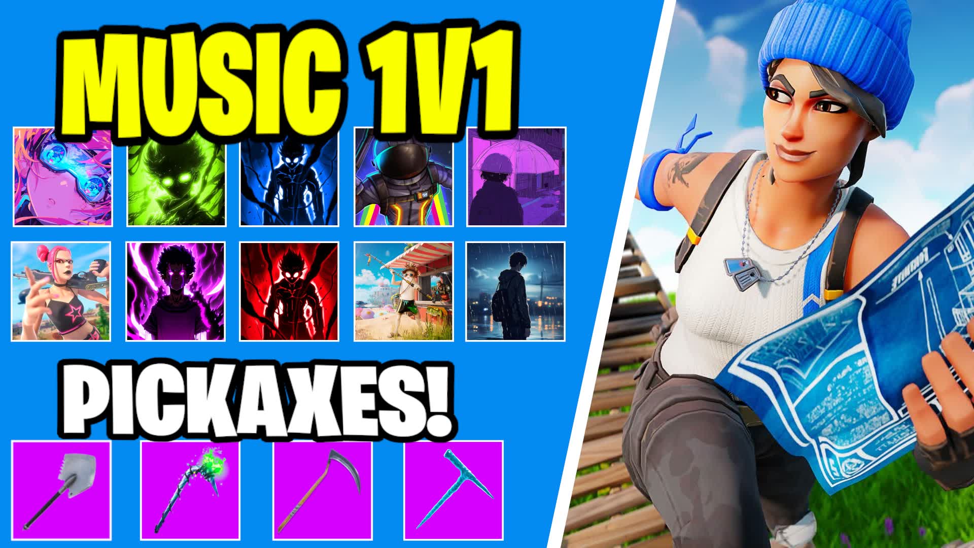 🔥MEGA 1V1 BUILD FIGHTS 🎵 MUSIC