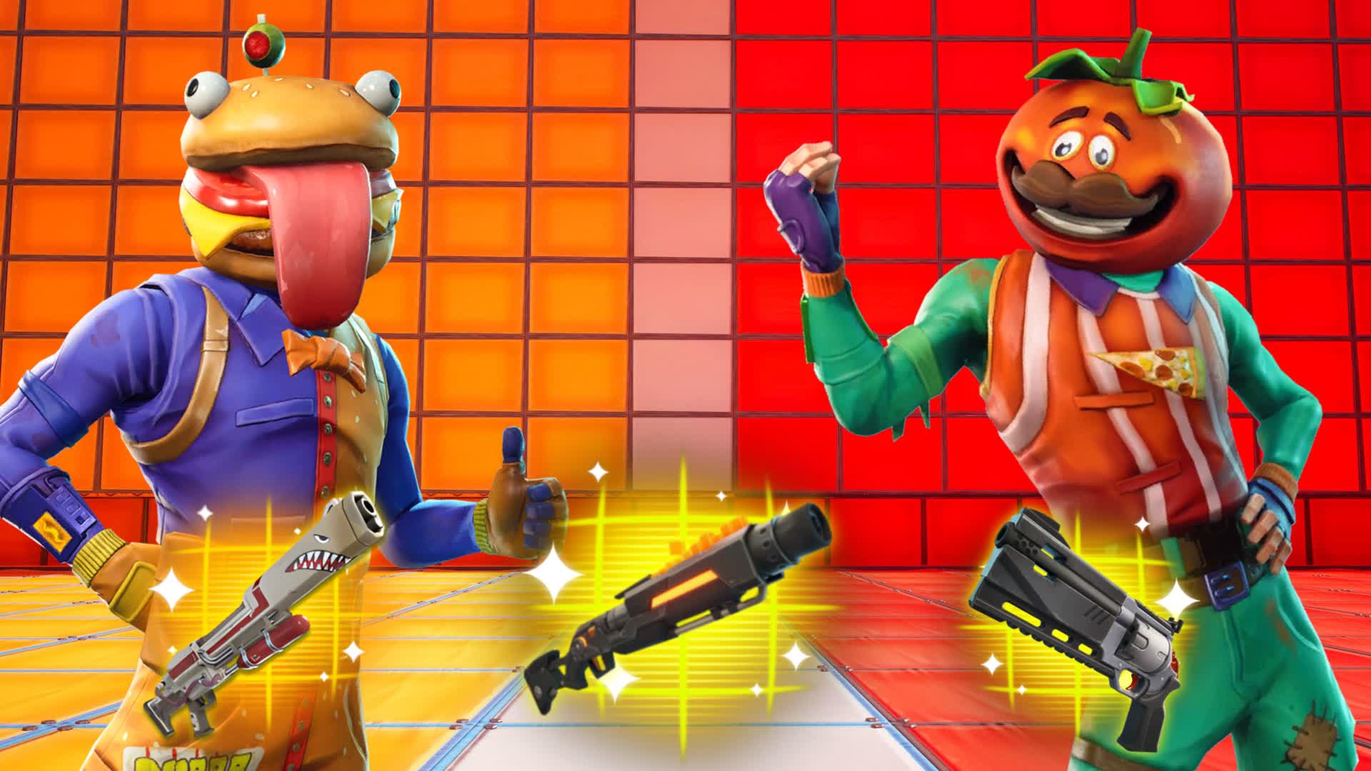 DURR BURGER VS TOMATO HEAD