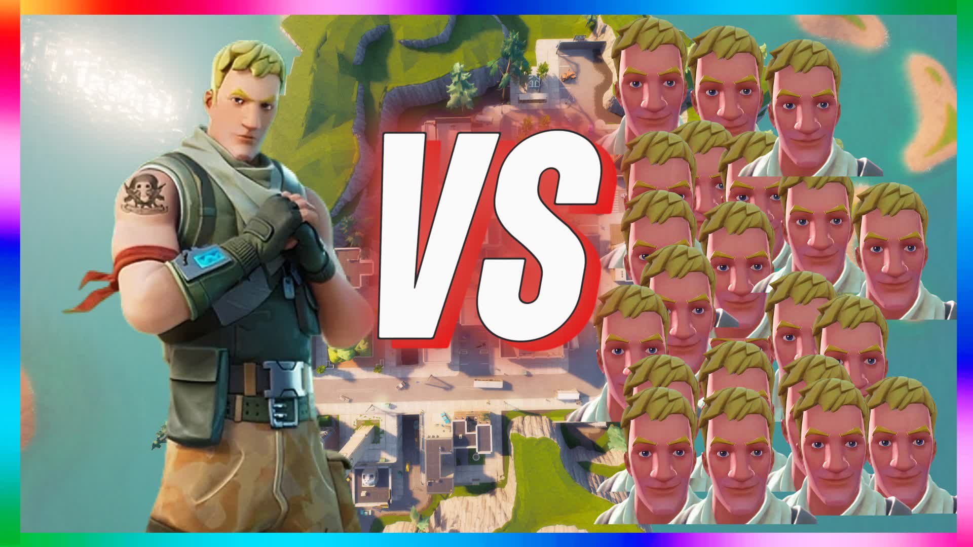 TILTED 1 OP BOSS VS. *30* NORMAL PLAYERS