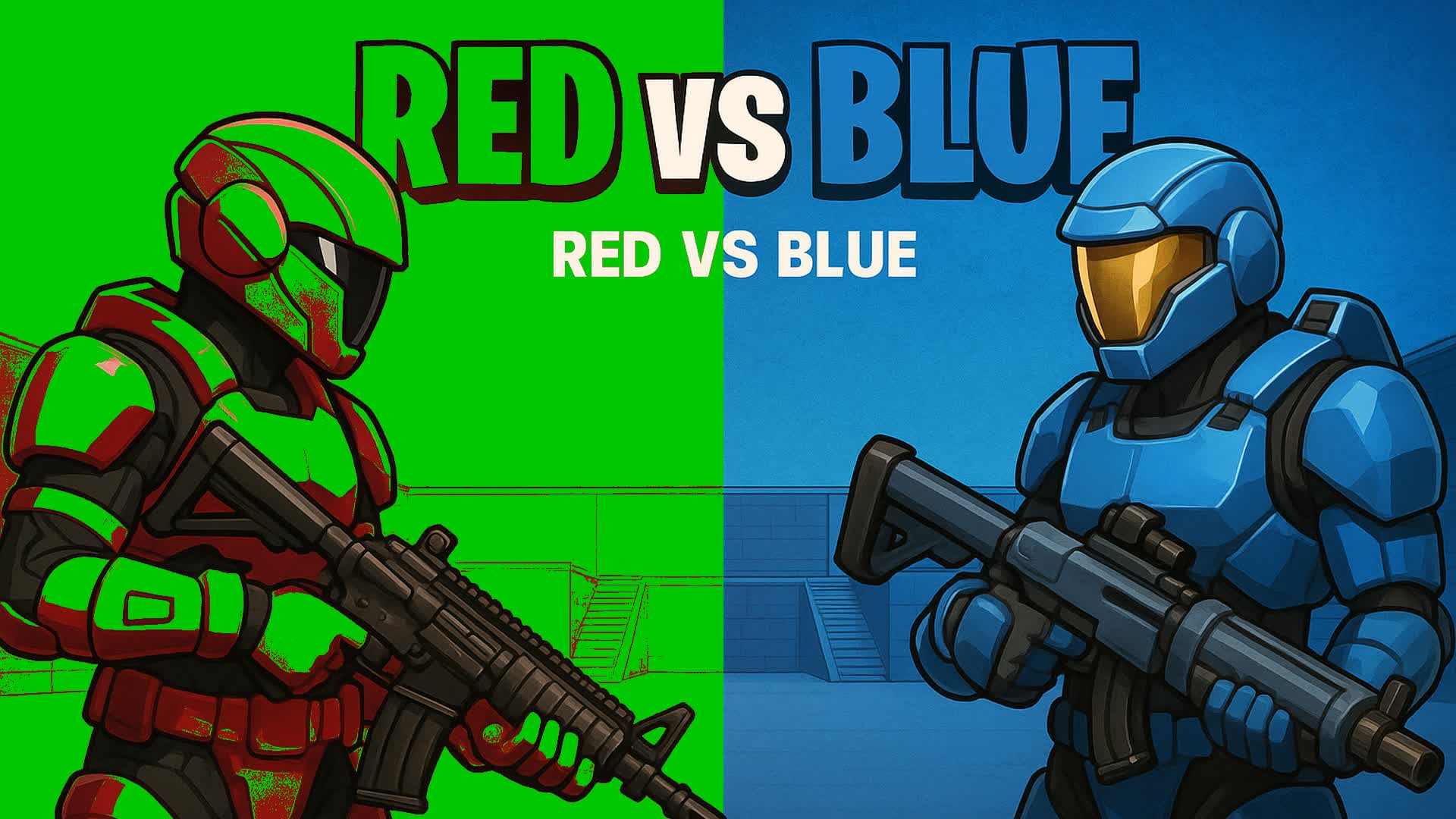 Greem vs Blue