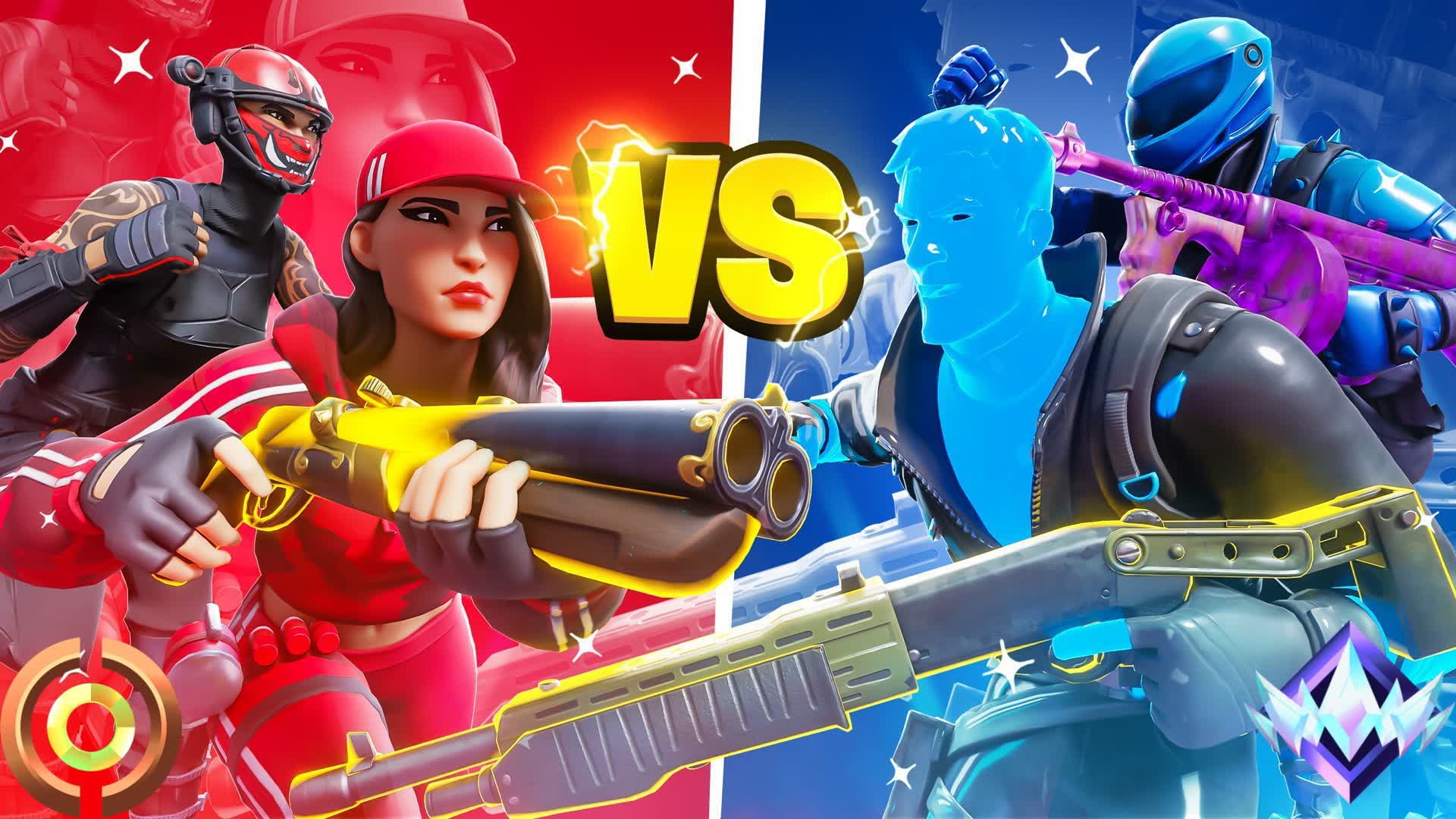 CLEAN RED VS BLUE 🔴🔵