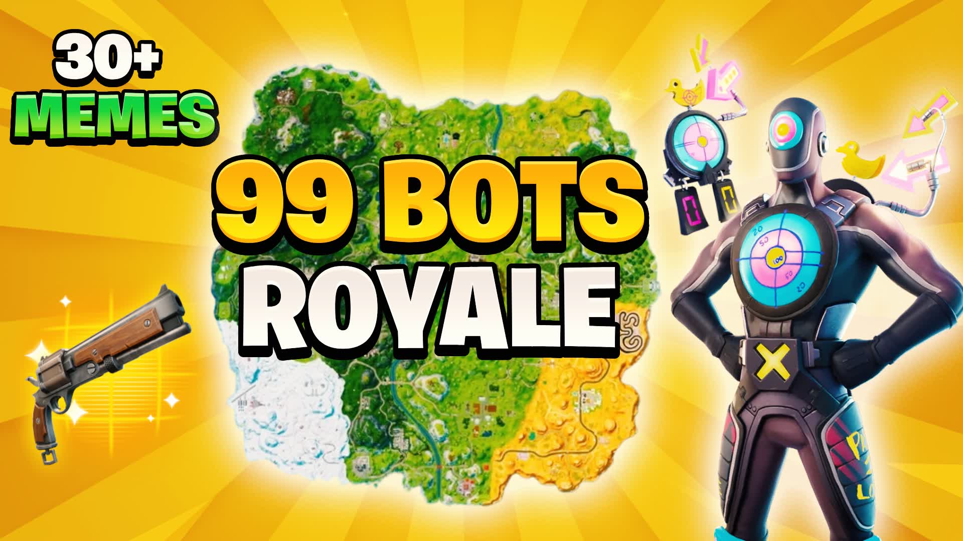 99 BOTS ROYALE MEME BASE WARS ALL GUNS