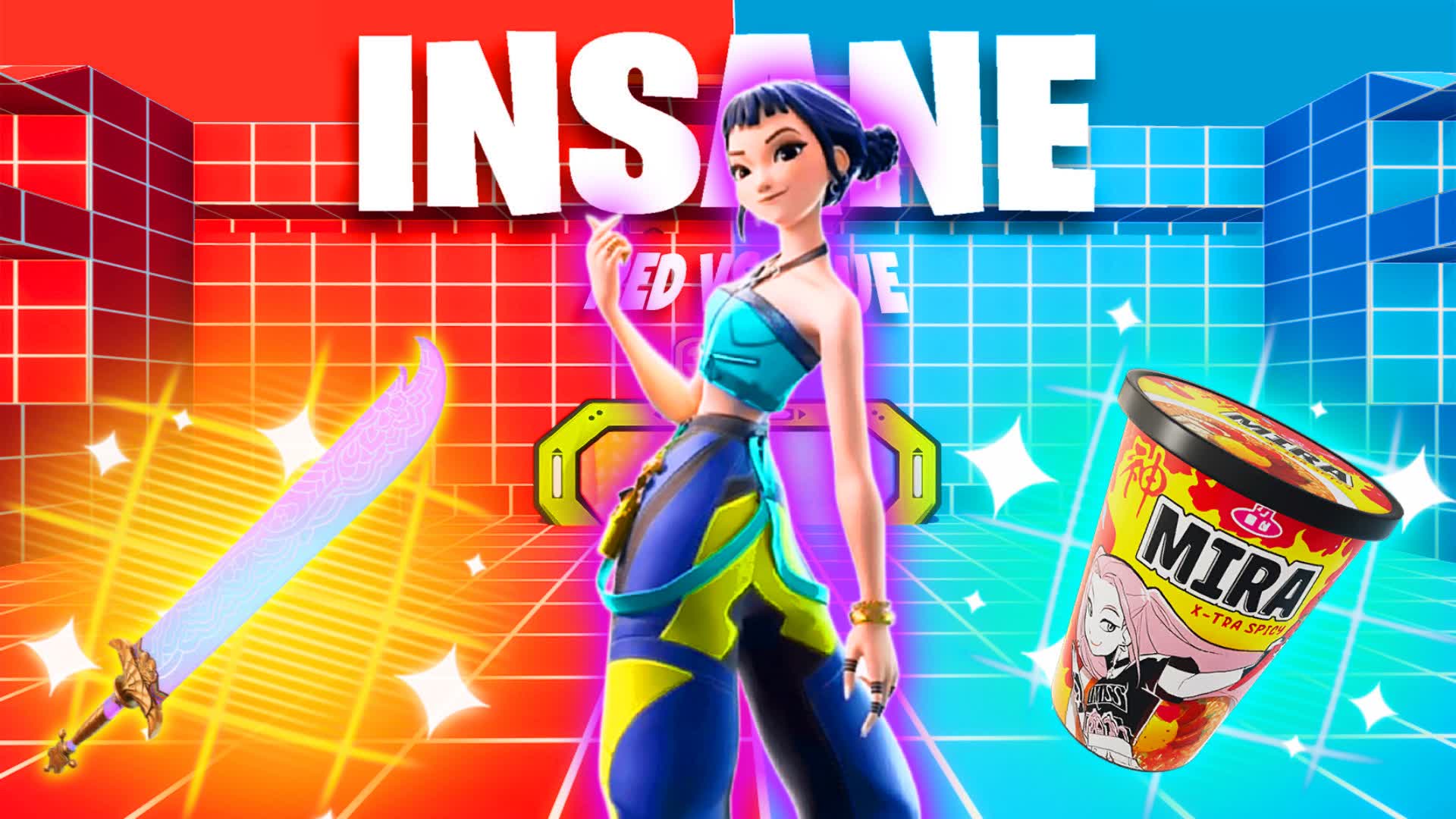 INSANE RED VS BLUE 🔴🔵 KPOP HUNTERS 👹