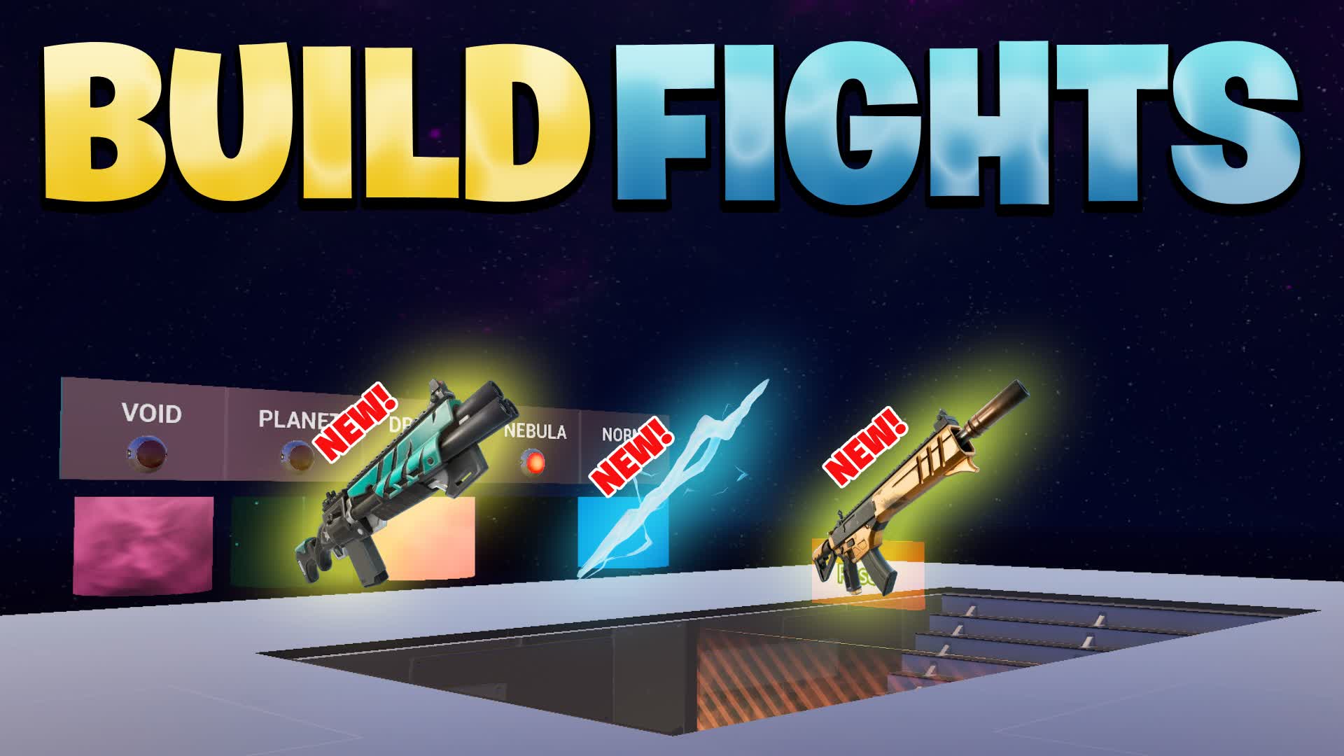 1V1 BUILD FIGHT🌀 NEW WEAPONS