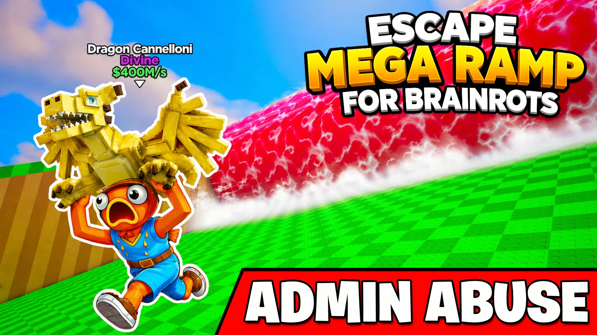 Escape Mega Ramp For Brainrots