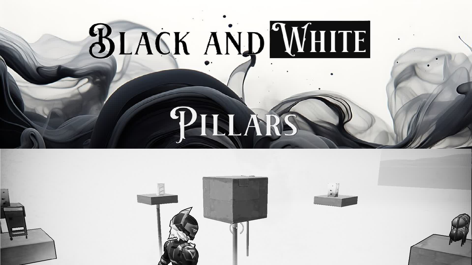 Pillars Black and White