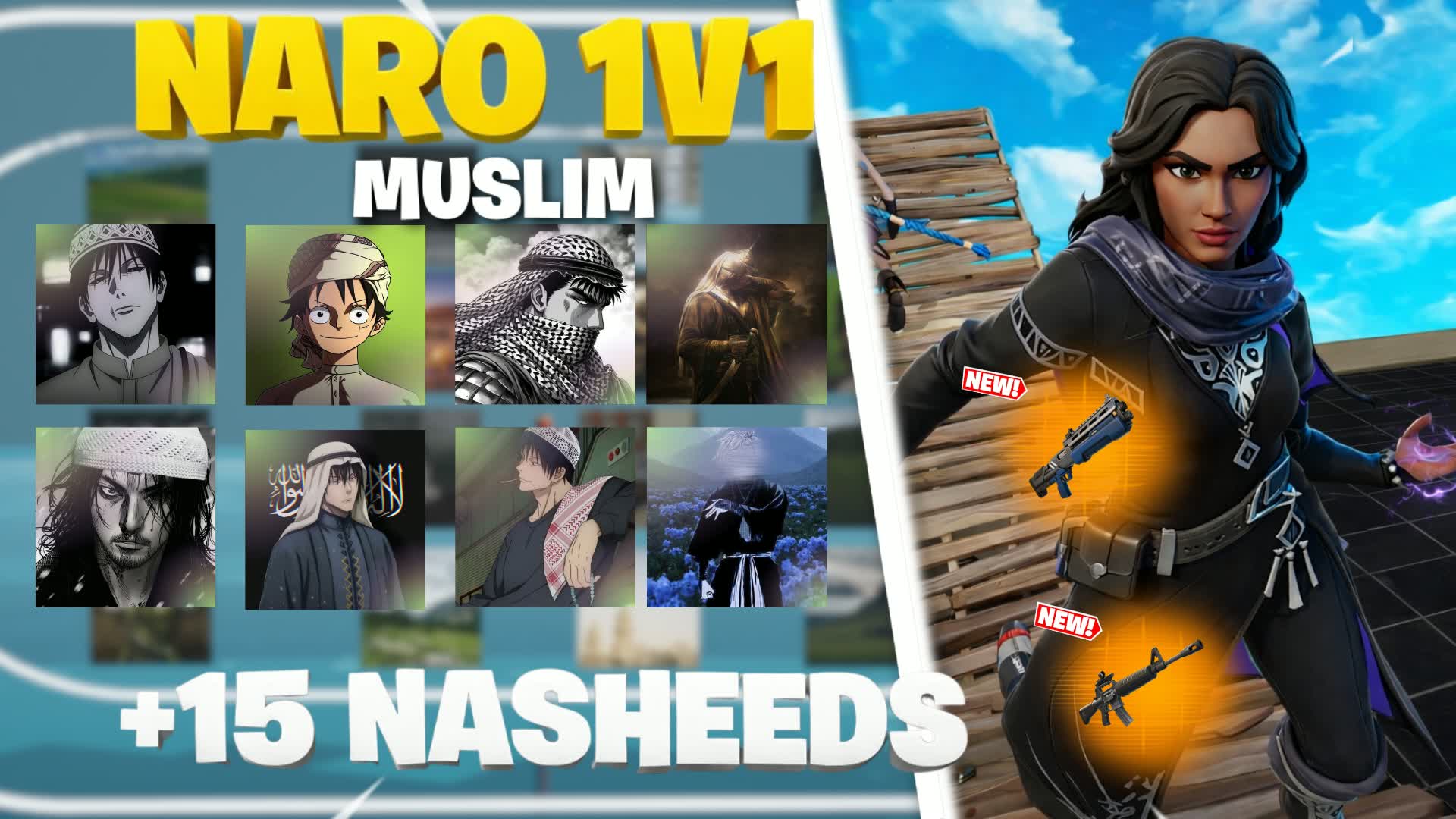 Naro Muslim Freebuild 1v1 (200 Pump)