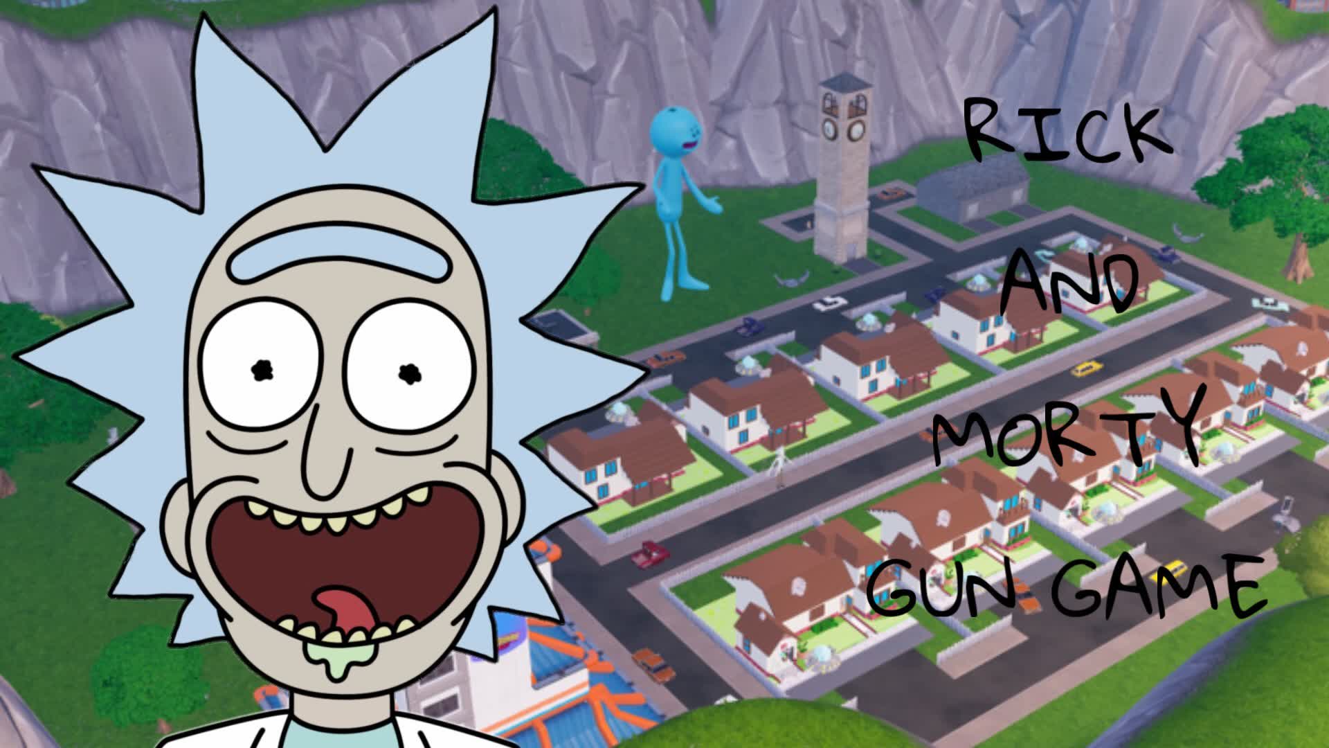 RICK AND MORTY GUN GAME 💣 ONE SHOT