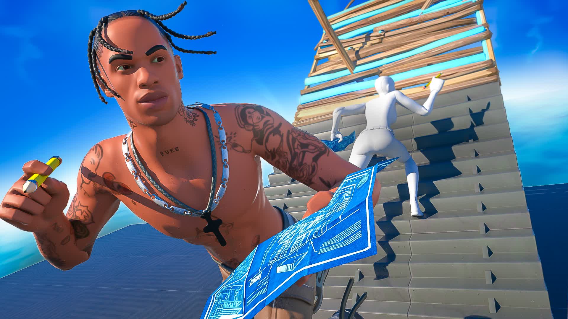 1V1 Build Fight (Travis111)